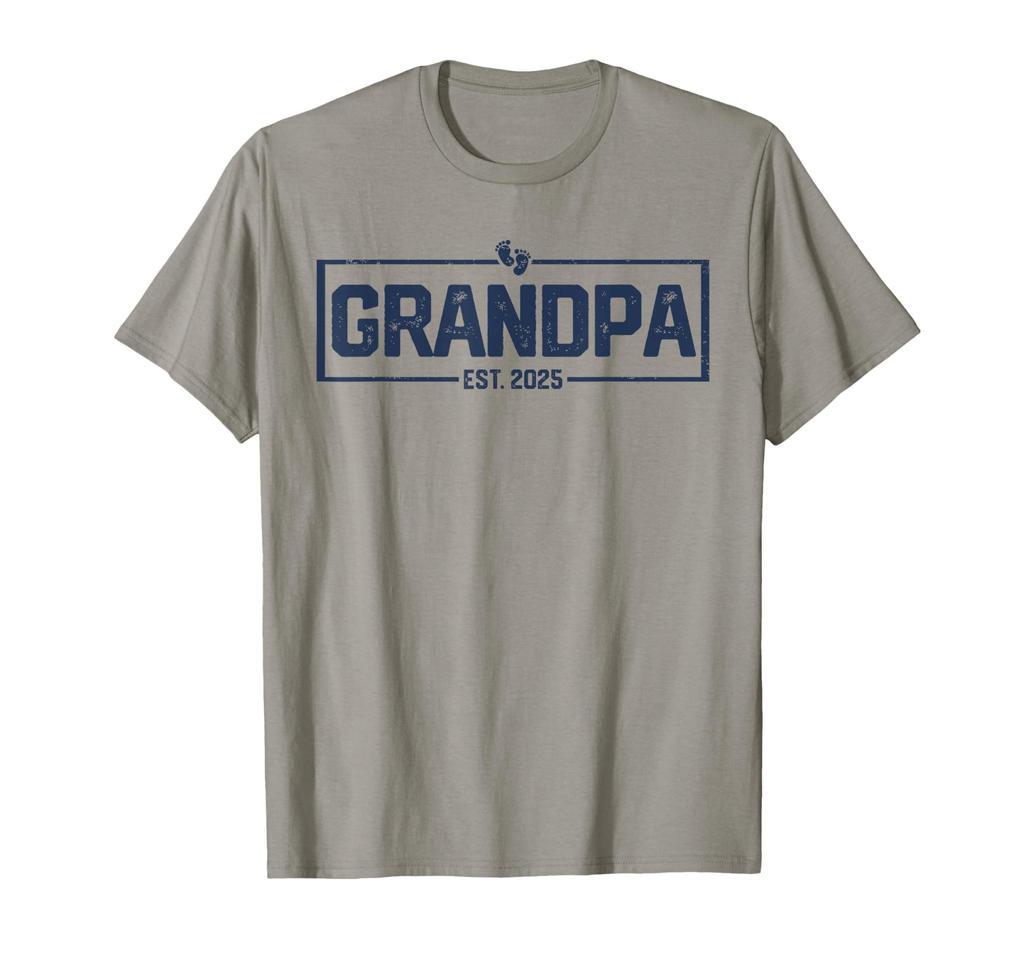 Grandpa Est 2025 Promoted To Grandpa 2025 T-Shirt - Unique Graphic Unisex - T-Shirt, Sweatshirt, Hoodie
