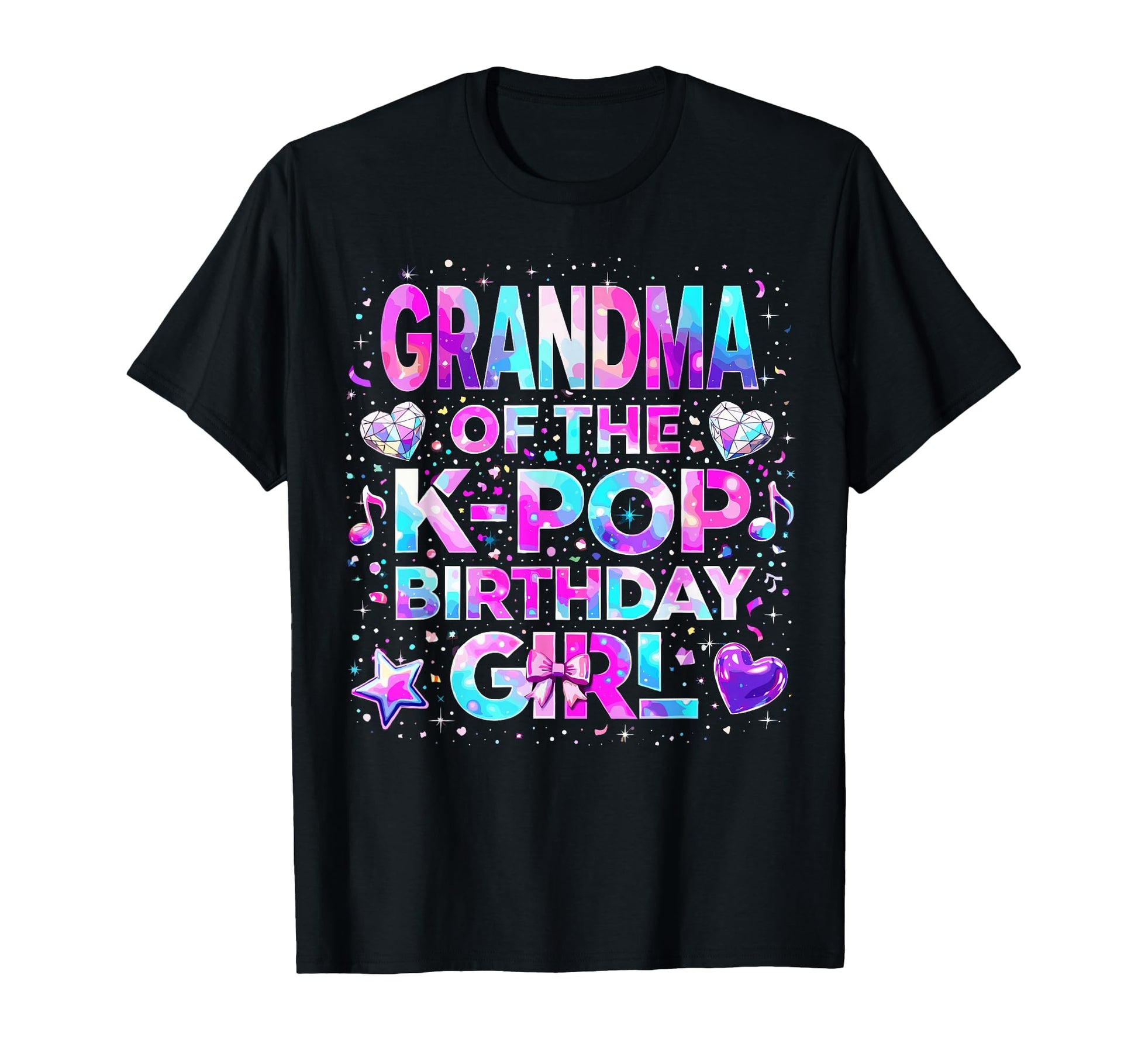 Grandma K Pop Birthday Korean Music T-Shirt - Unique Graphic Unisex - T-Shirt, Sweatshirt, Hoodie