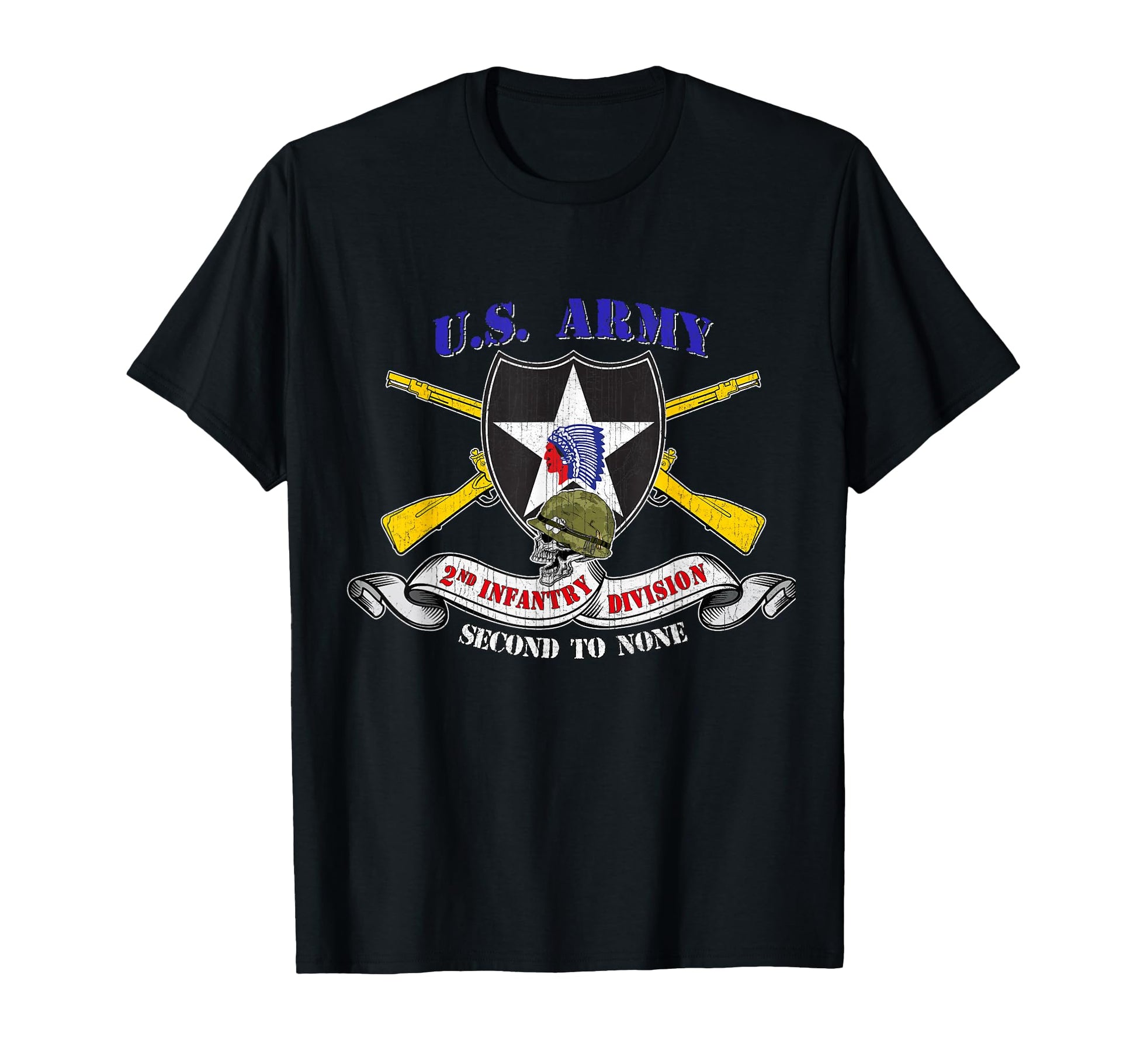 2Nd Infantry Division Veteran 2Id Adults T-Shirt - Trendy Graphic Unisex - T-Shirt, Sweatshirt, Hoodie