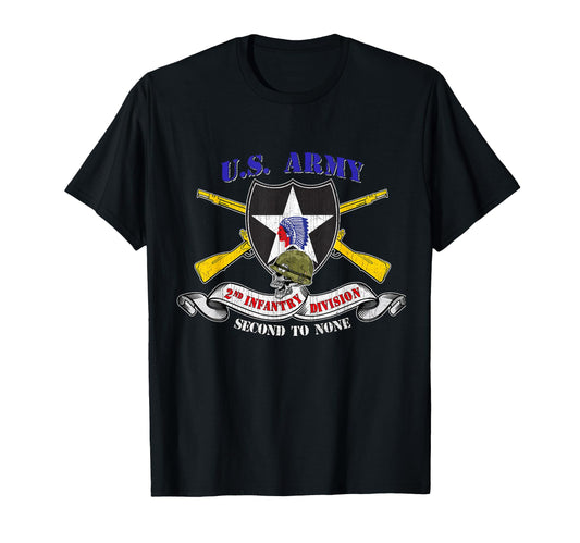 2Nd Infantry Division Veteran 2Id Adults T-Shirt - Trendy Graphic Unisex - T-Shirt, Sweatshirt, Hoodie