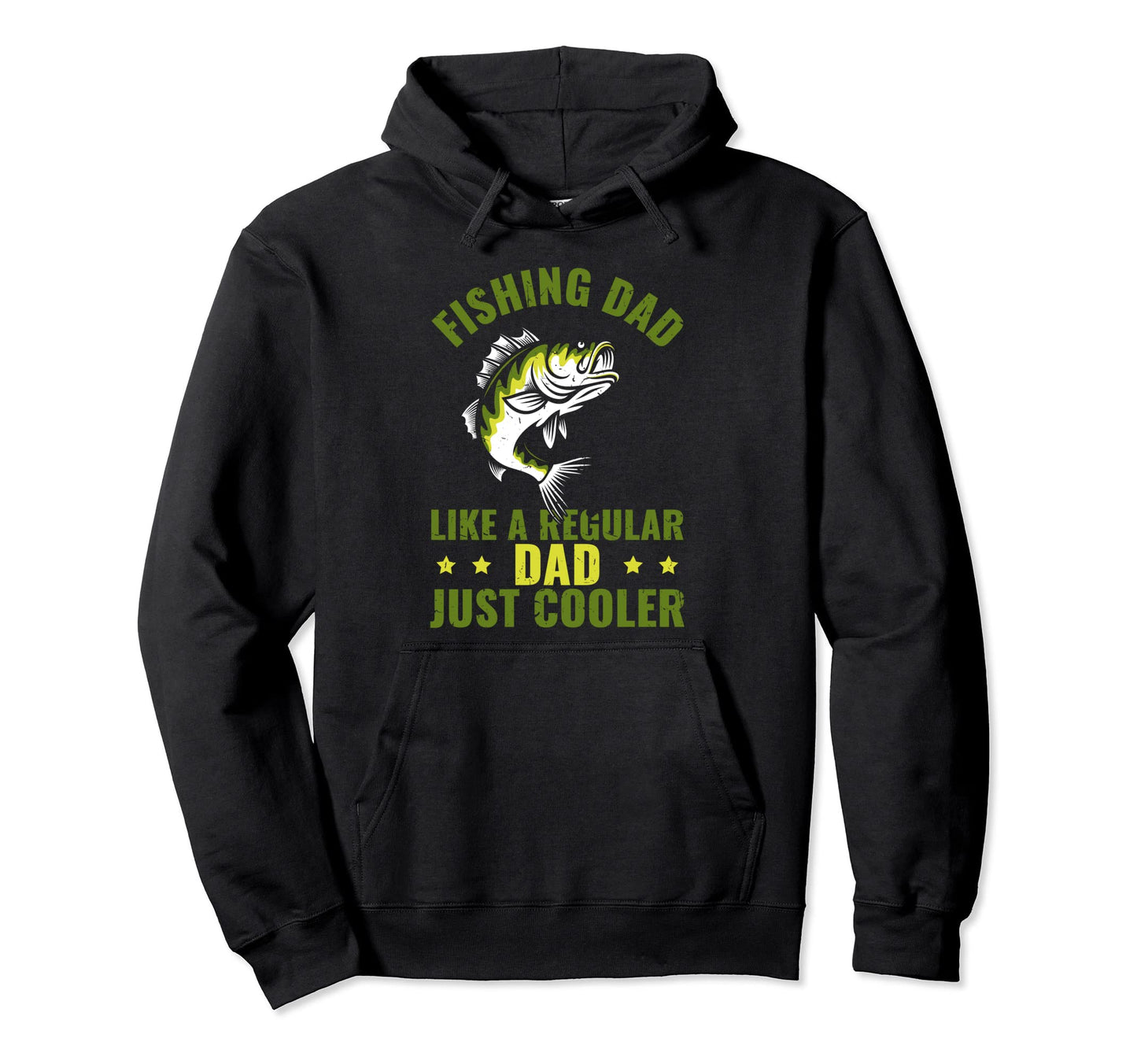 Fisher Funny Fishing Dad Just Cooler Hoodie - Custom Art Print Unisex - T-Shirt, Sweatshirt, Hoodie