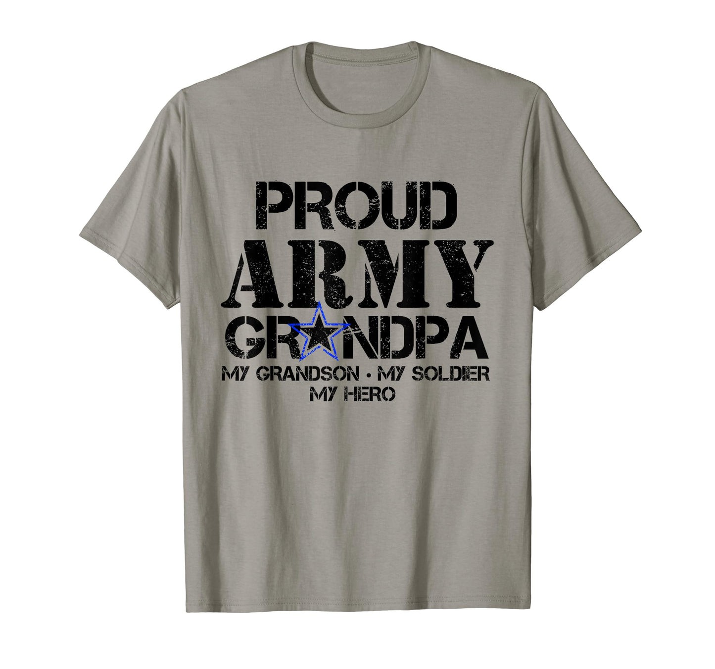 Proud Army Grandpa Military Grandpa T-Shirt - Custom Art Print Men Women - T-Shirt, Sweatshirt, Hoodie