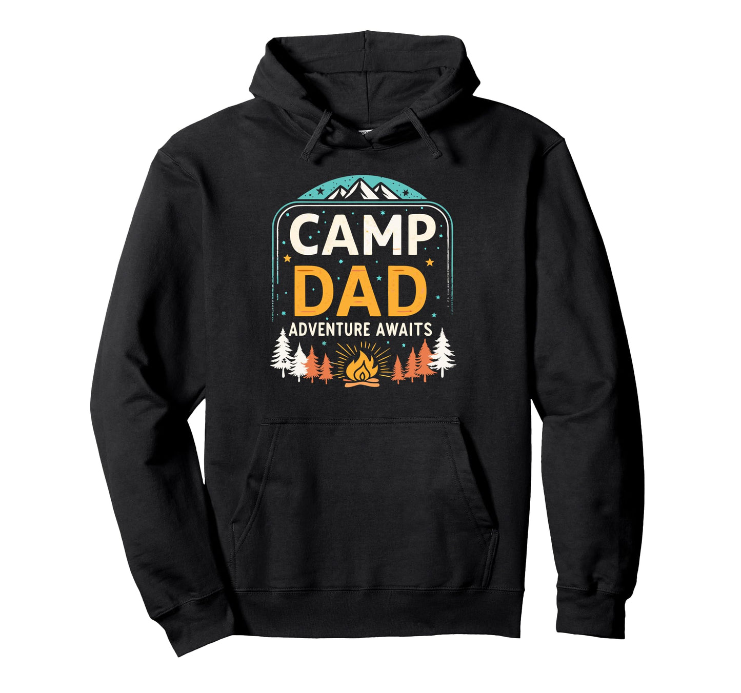 Wilderness Dad Camping Fathers Day Hoodie - Novelty Apparel Unisex - T-Shirt, Sweatshirt, Hoodie