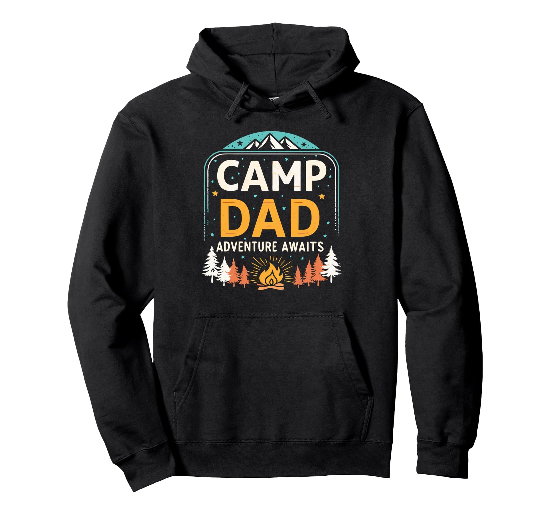 Wilderness Dad Camping Fathers Day Hoodie - Novelty Apparel Unisex - T-Shirt, Sweatshirt, Hoodie