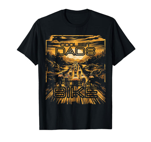 Bicycle Landscape Coolest Dads Ride Bike T-Shirt - Trendy Graphic Men Women - T-Shirt, Sweatshirt, Hoodie