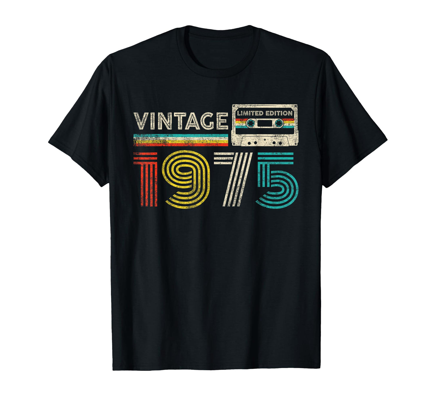 1975 Birthday 1975 Cassette Tape T-Shirt - Novelty Apparel for Adults - T-Shirt, Sweatshirt, Hoodie