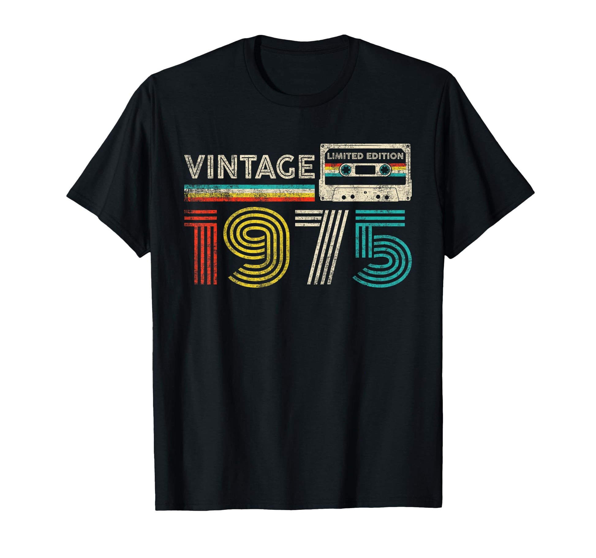 1975 Birthday 1975 Cassette Tape T-Shirt - Novelty Apparel for Adults - T-Shirt, Sweatshirt, Hoodie