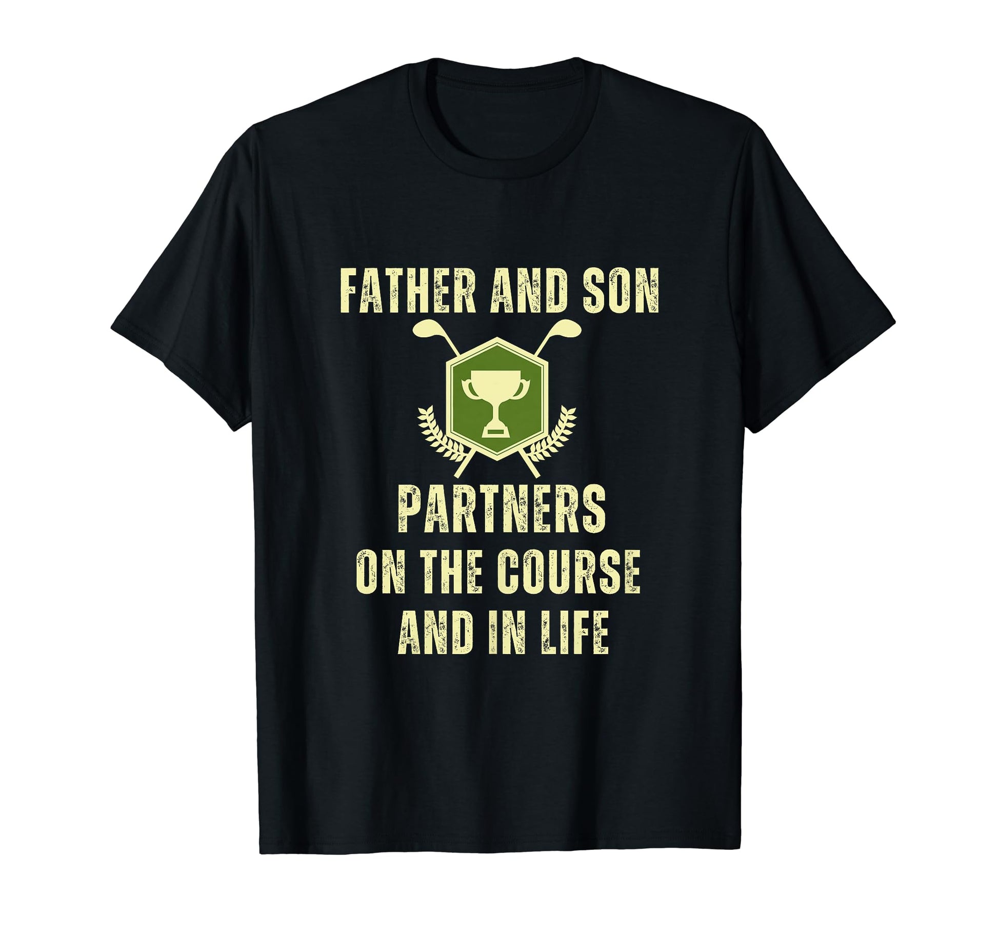 Fathers Day Dad Son Golf Partners T-Shirt - Fun Novelty Design for Adults - T-Shirt, Sweatshirt, Hoodie