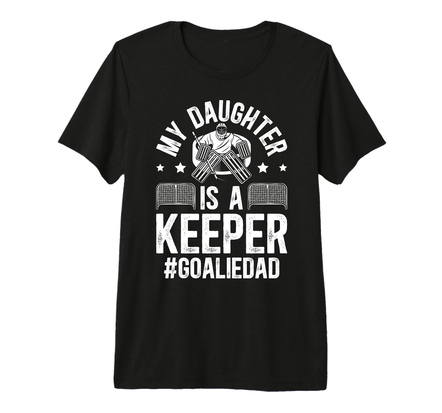 Mens My Daughter Is Hockey T-Shirt - Casual Everyday Wear for Adults - T-Shirt, Sweatshirt, Hoodie