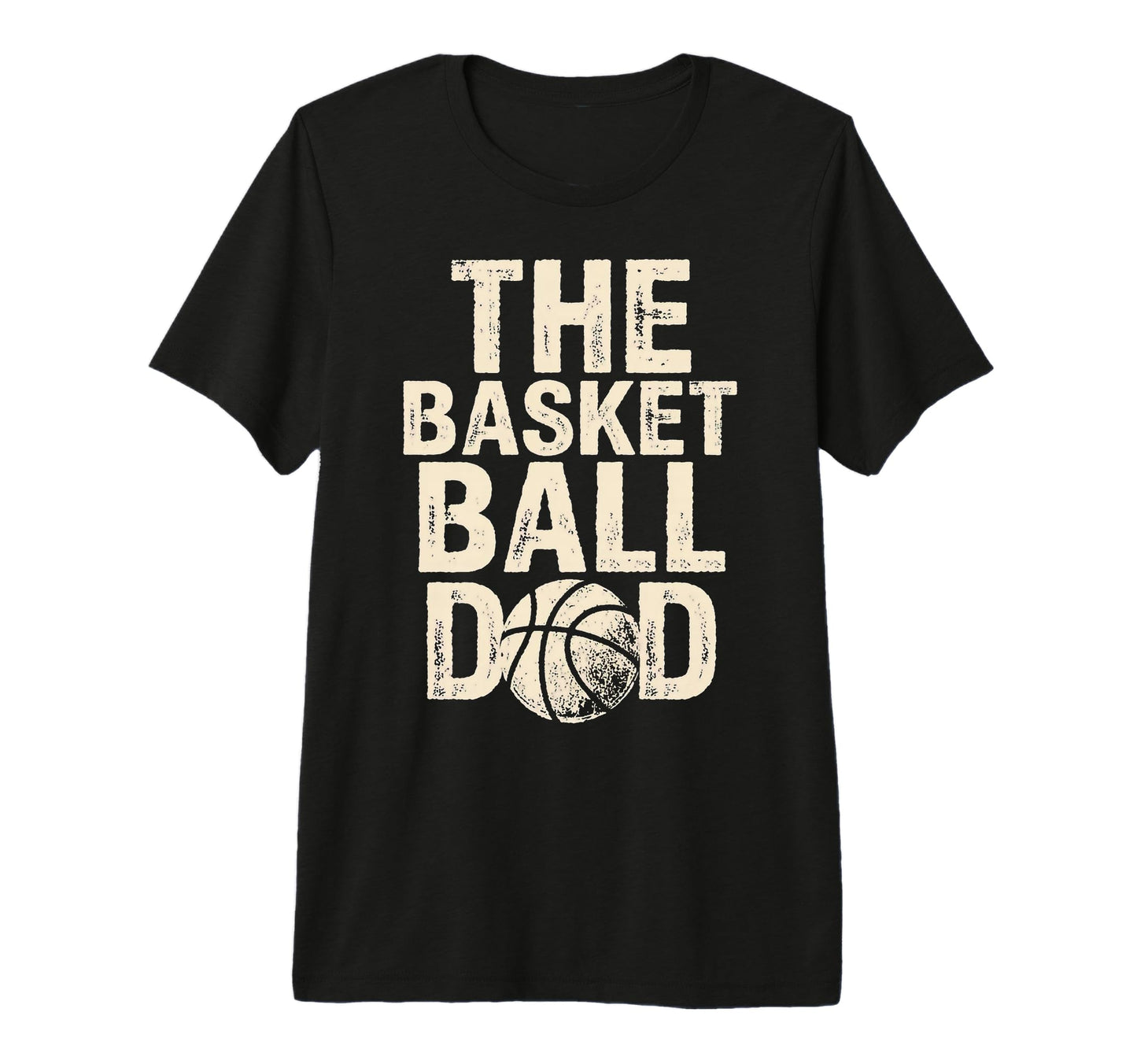 Mens Basketball Dad Tri Blend T-Shirt - Aesthetic Graphic for Adults - T-Shirt, Sweatshirt, Hoodie
