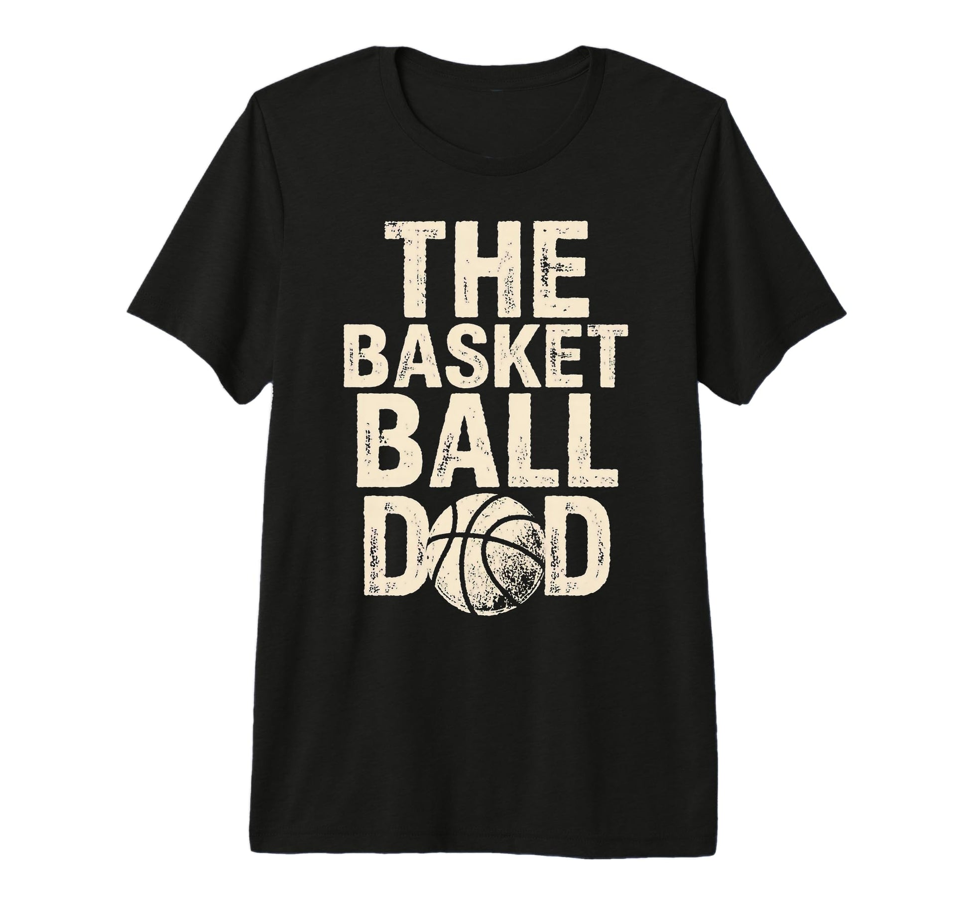 Mens Basketball Dad Tri Blend T-Shirt - Aesthetic Graphic for Adults - T-Shirt, Sweatshirt, Hoodie