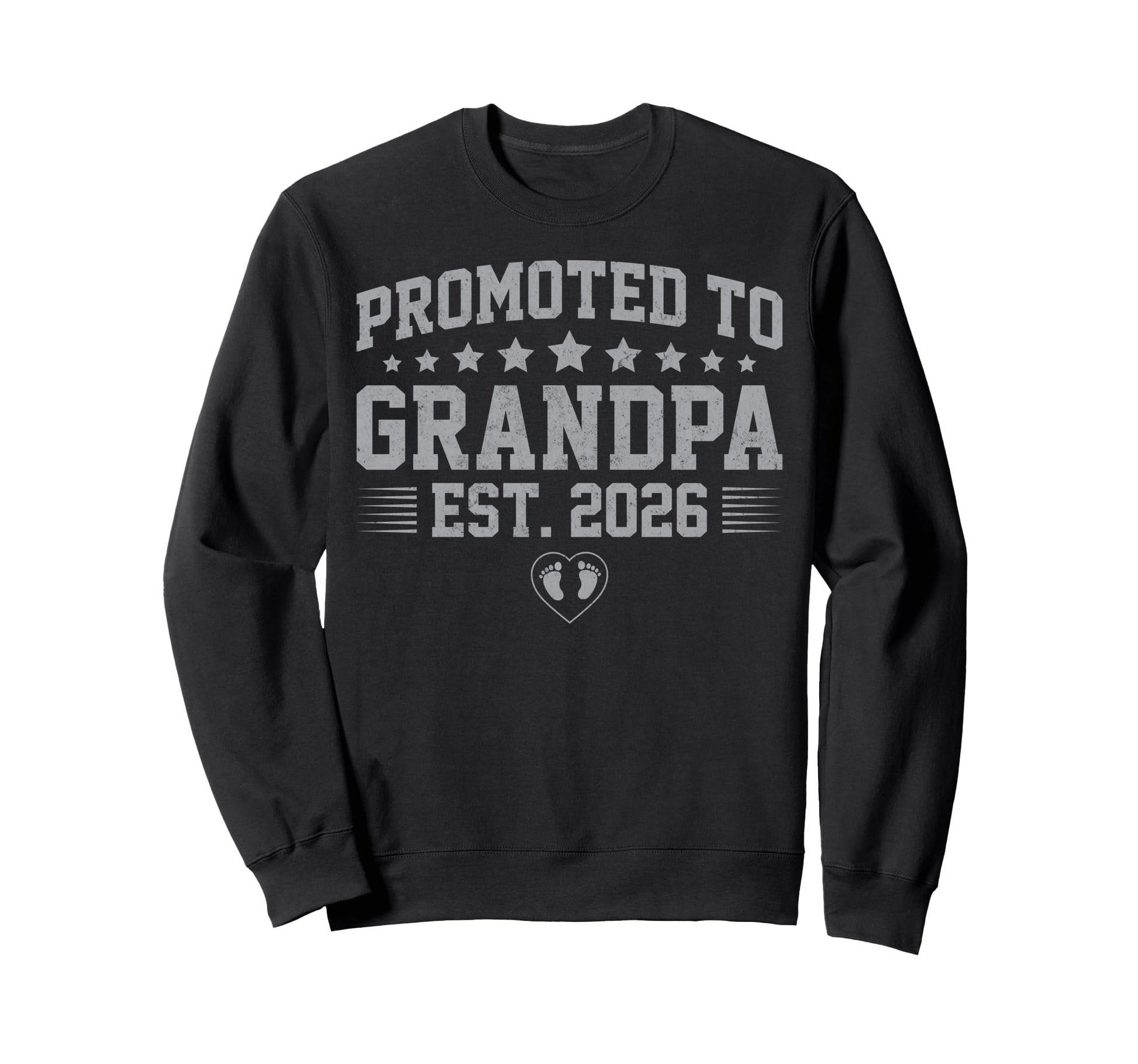 Promoted To Grandpa Est 2026 Sweatshirt - Minimalist Print Men Women - T-Shirt, Sweatshirt, Hoodie
