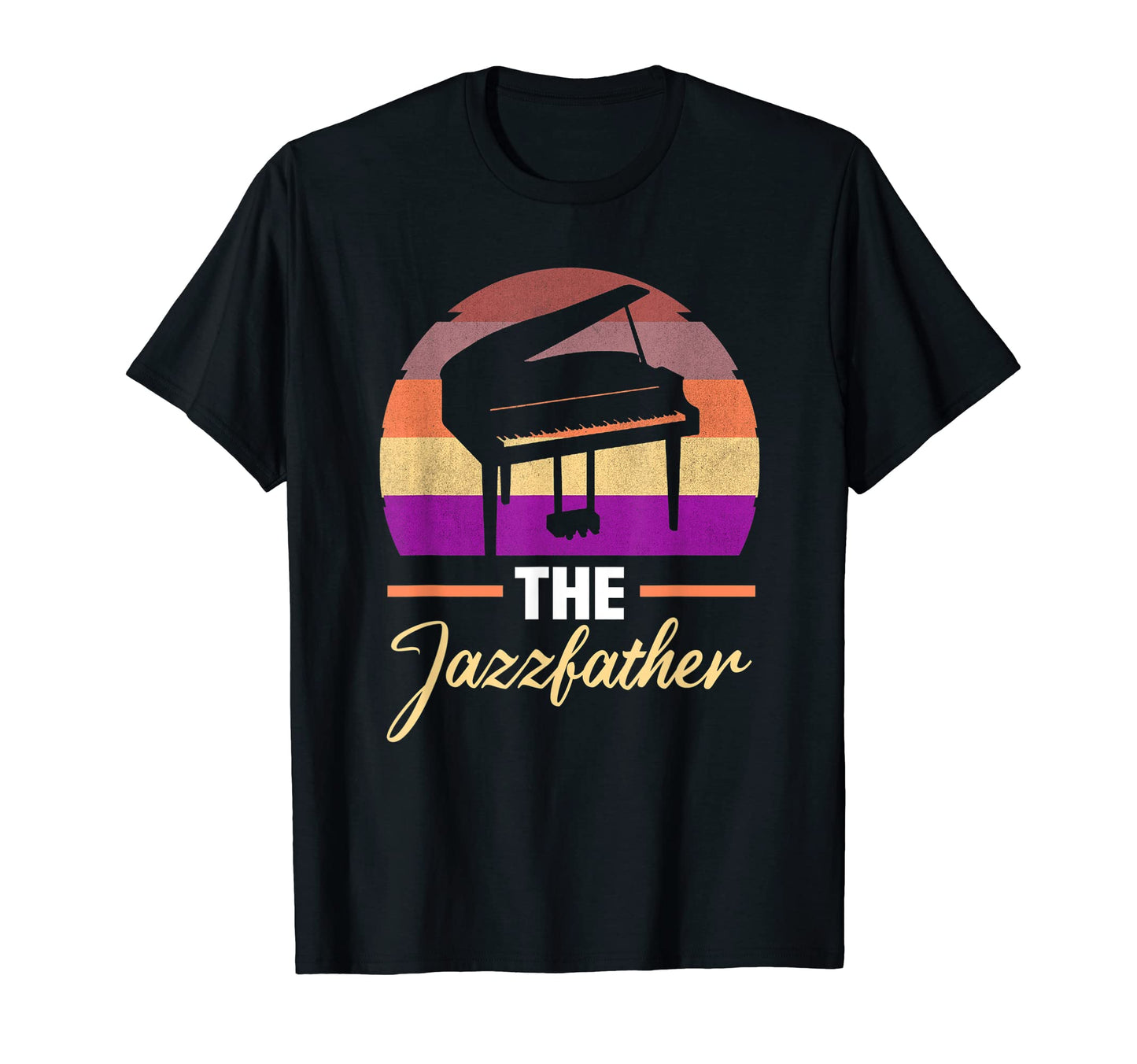 Piano Player Jazzfather Pianist Dad T-Shirt - Minimalist Print for Adults - T-Shirt, Sweatshirt, Hoodie