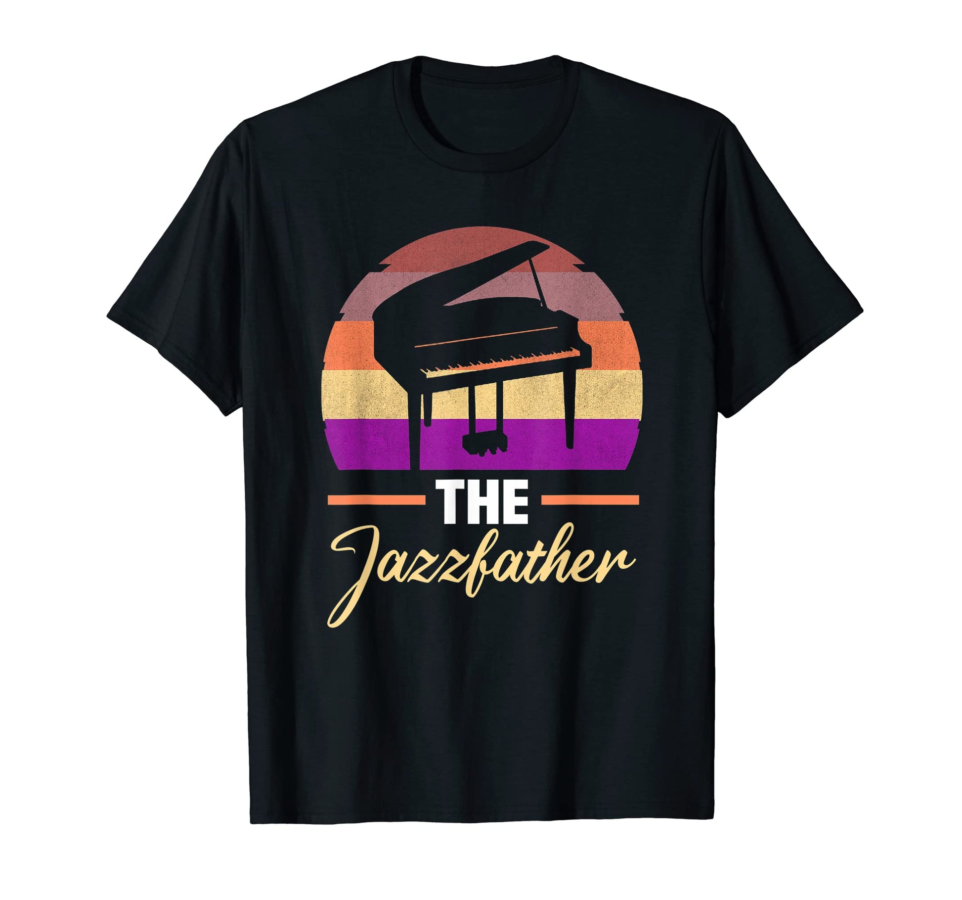 Piano Player Jazzfather Pianist Dad T-Shirt - Minimalist Print for Adults - T-Shirt, Sweatshirt, Hoodie