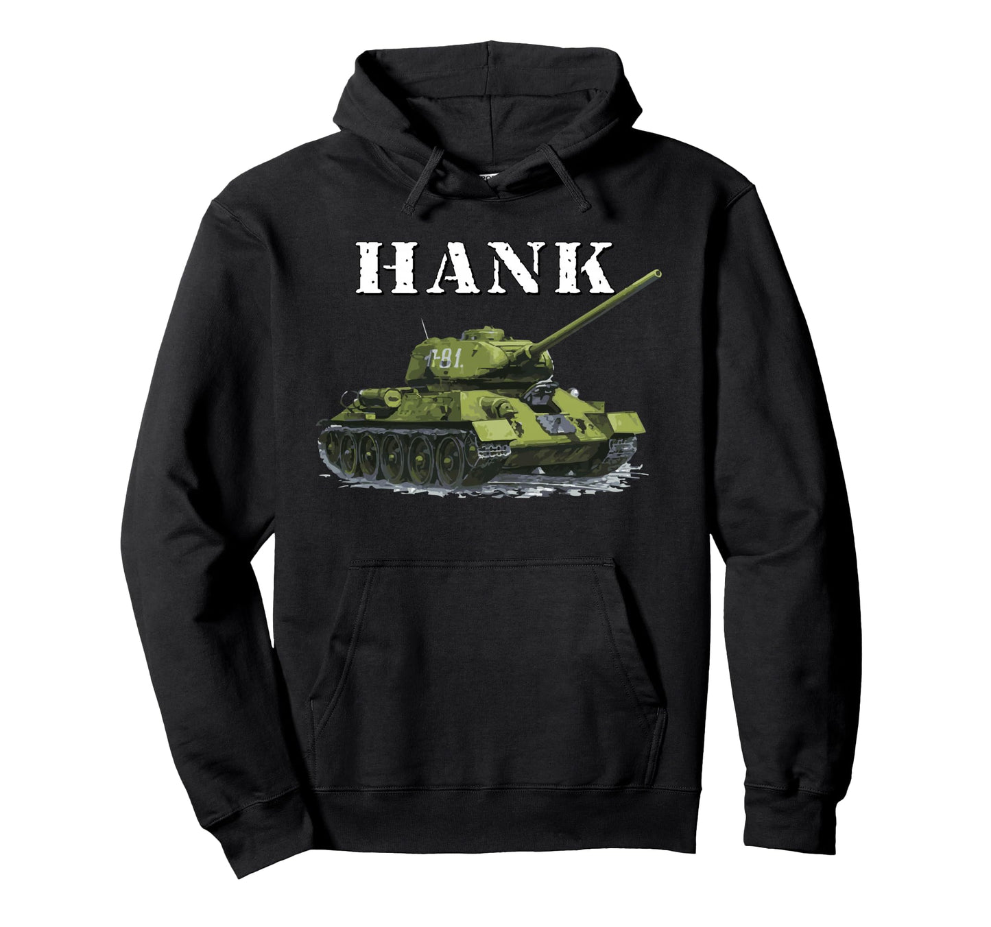 Hank Tank Funny Hoodie - Custom Art Print Men Women - T-Shirt, Sweatshirt, Hoodie