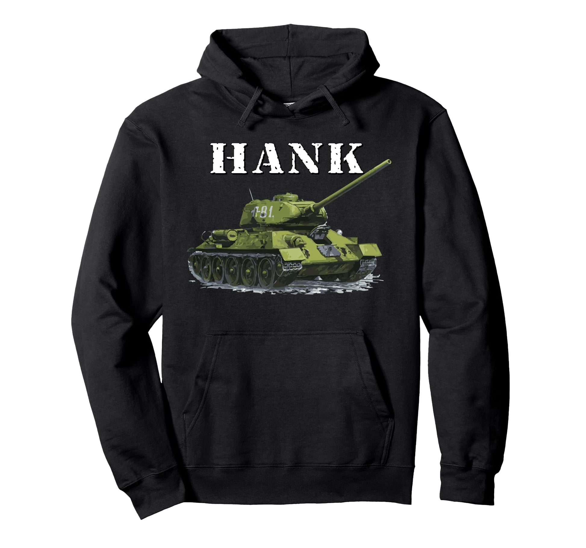 Hank Tank Funny Hoodie - Custom Art Print Men Women - T-Shirt, Sweatshirt, Hoodie