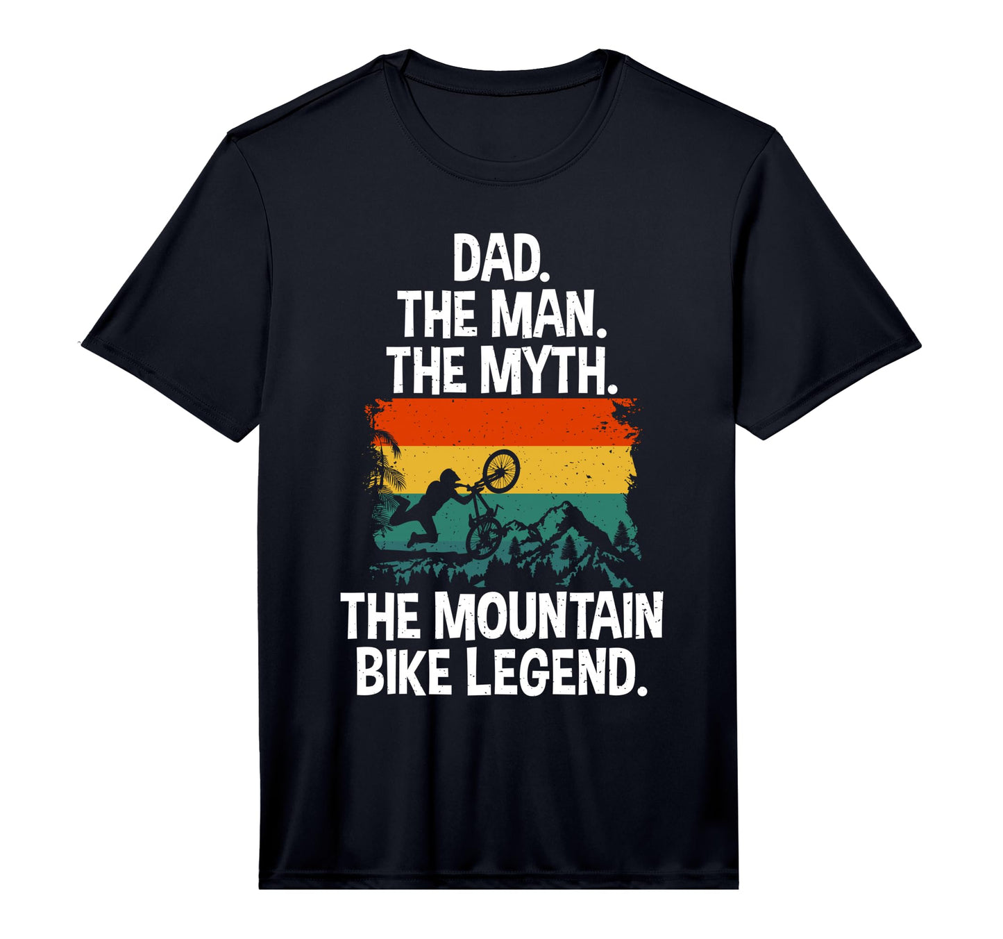 Mens Mountain Bike Dad Mtb Dad Performance T-Shirt - Trendy Graphic Unisex - T-Shirt, Sweatshirt, Hoodie