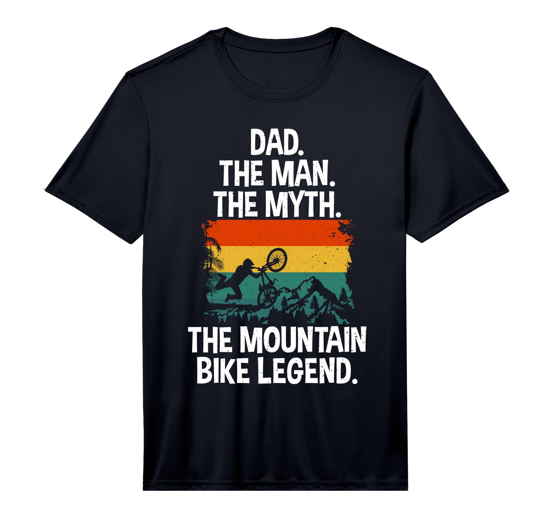 Mens Mountain Bike Dad Mtb Dad Performance T-Shirt - Trendy Graphic Unisex - T-Shirt, Sweatshirt, Hoodie