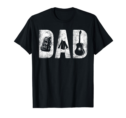 Camping Dad Bold Font Fathers Day Camp T-Shirt - Graphic Print for Adults - T-Shirt, Sweatshirt, Hoodie