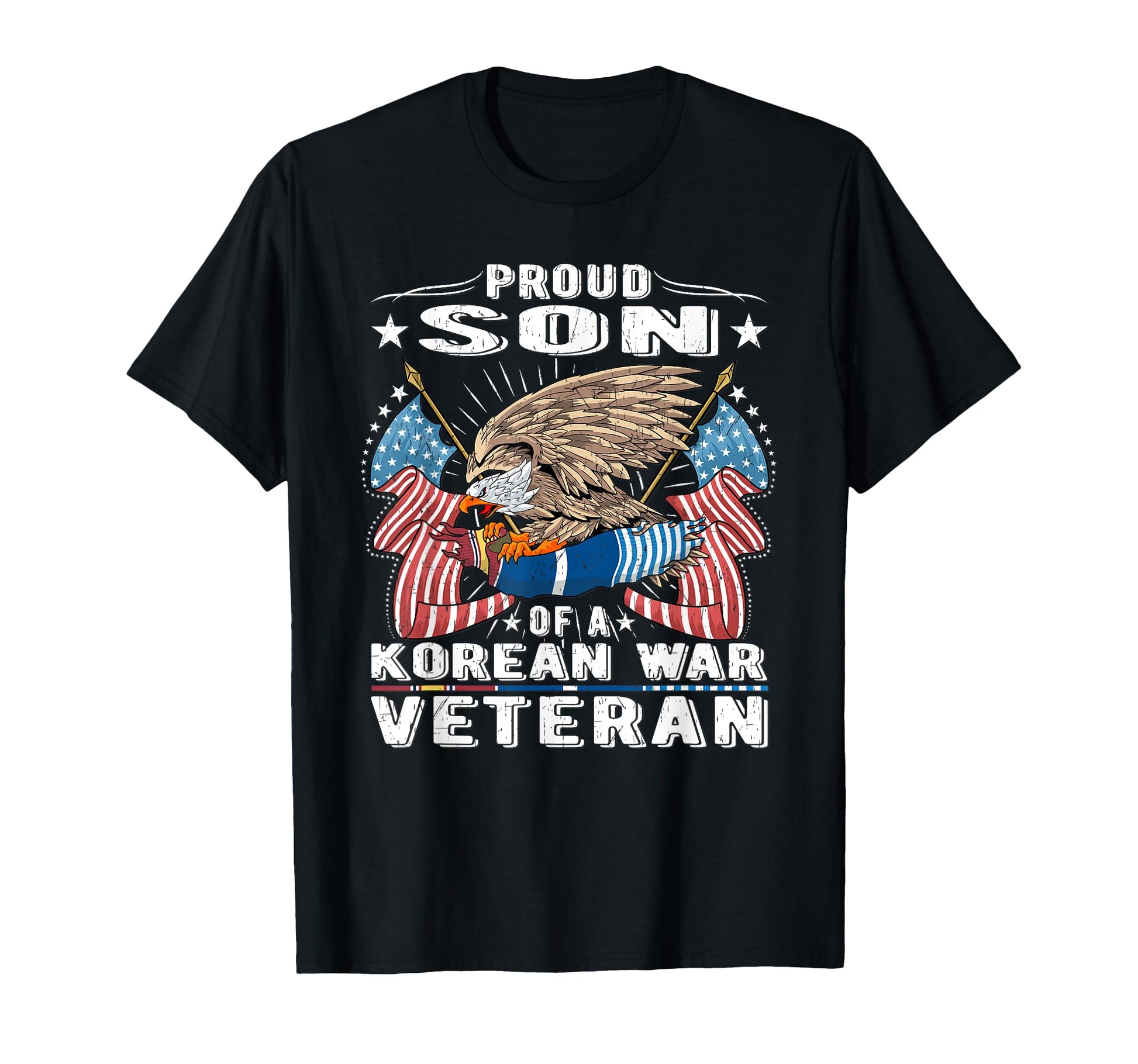 Proud Son Korean War Veteran Military T-Shirt - Novelty Apparel Men Women - T-Shirt, Sweatshirt, Hoodie