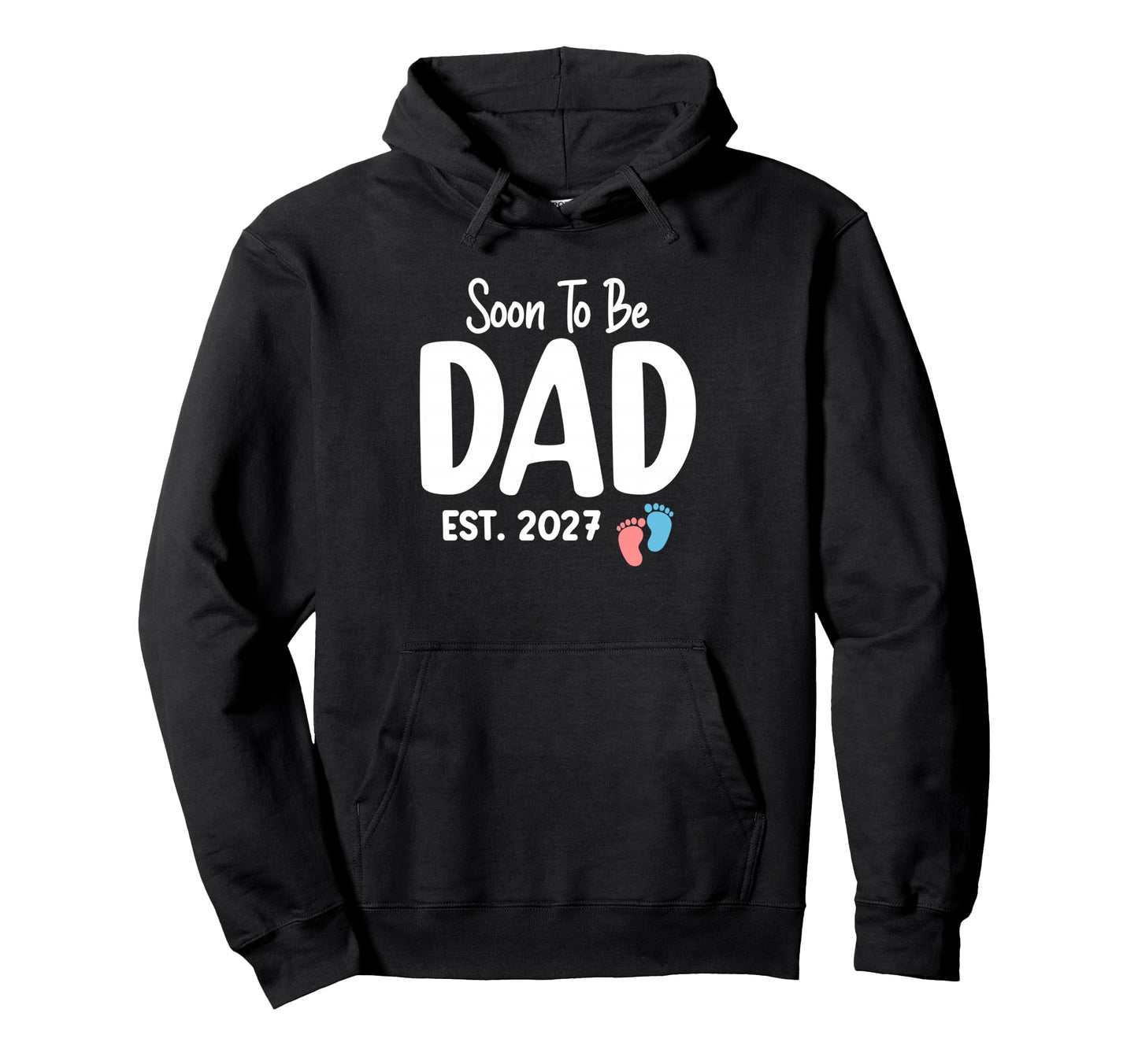 Soon To Be Dad Est 2027 Funny Pregnancy Hoodie - Graphic Print for Adults - T-Shirt, Sweatshirt, Hoodie