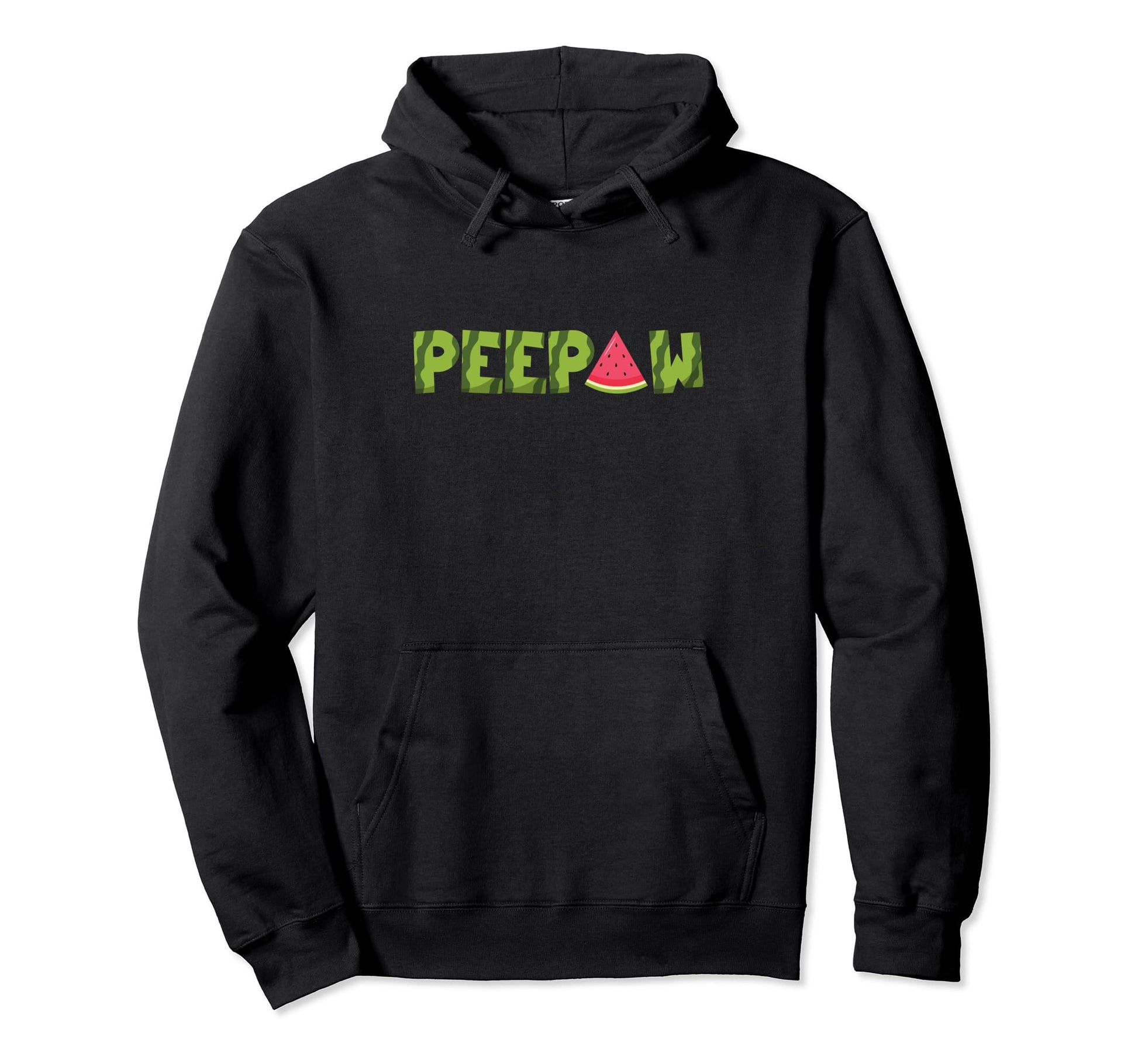 Peepaw Watermelon Funny Summer Fruit Dad Hoodie - Unique Graphic Men Women - T-Shirt, Sweatshirt, Hoodie