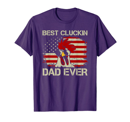 Best Cluckin Dad Ever T-Shirt - Minimalist Print Unisex - T-Shirt, Sweatshirt, Hoodie