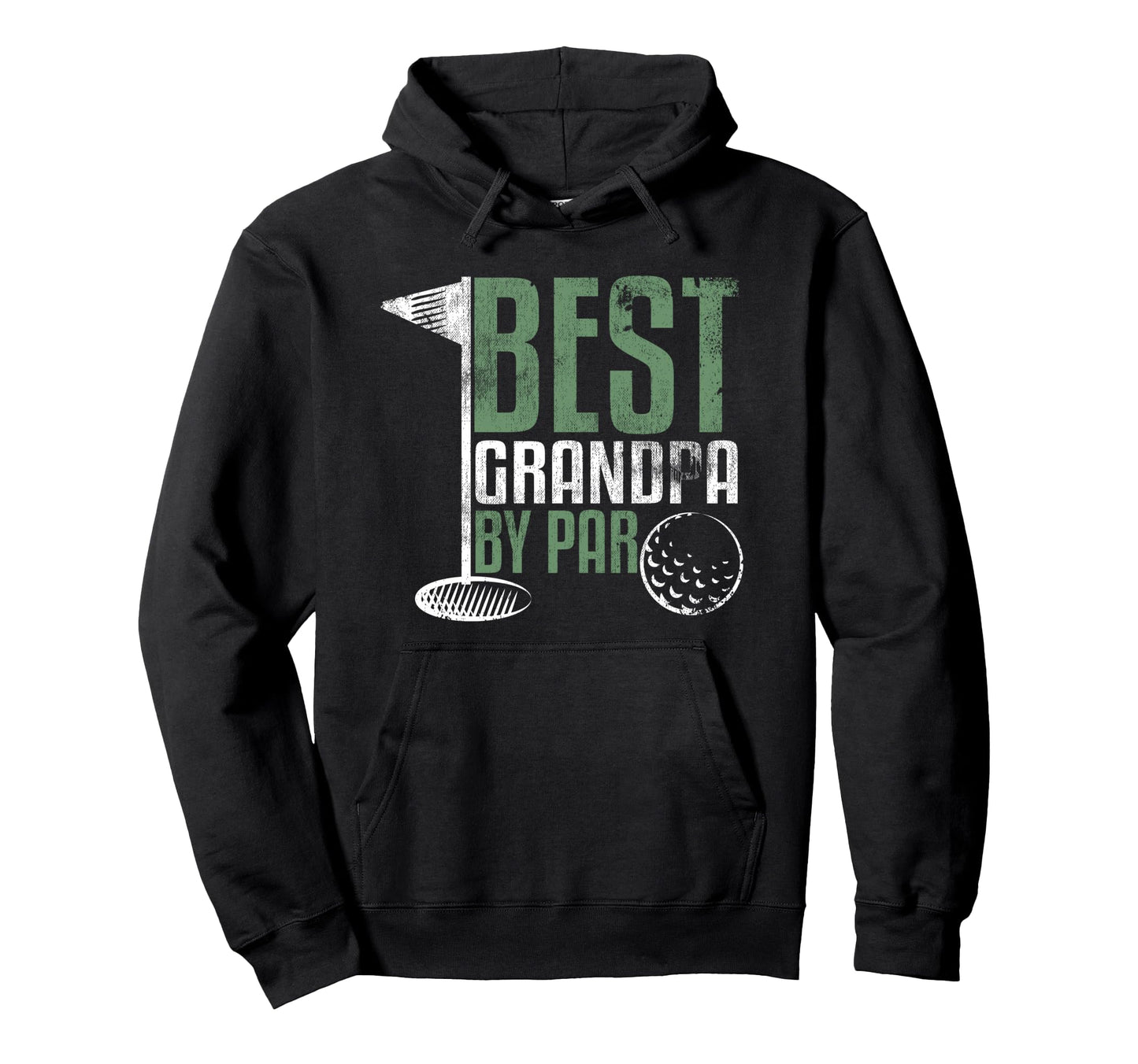 Best Grandpa Par Fathers Day Golf Hoodie - Custom Art Print for Adults - T-Shirt, Sweatshirt, Hoodie