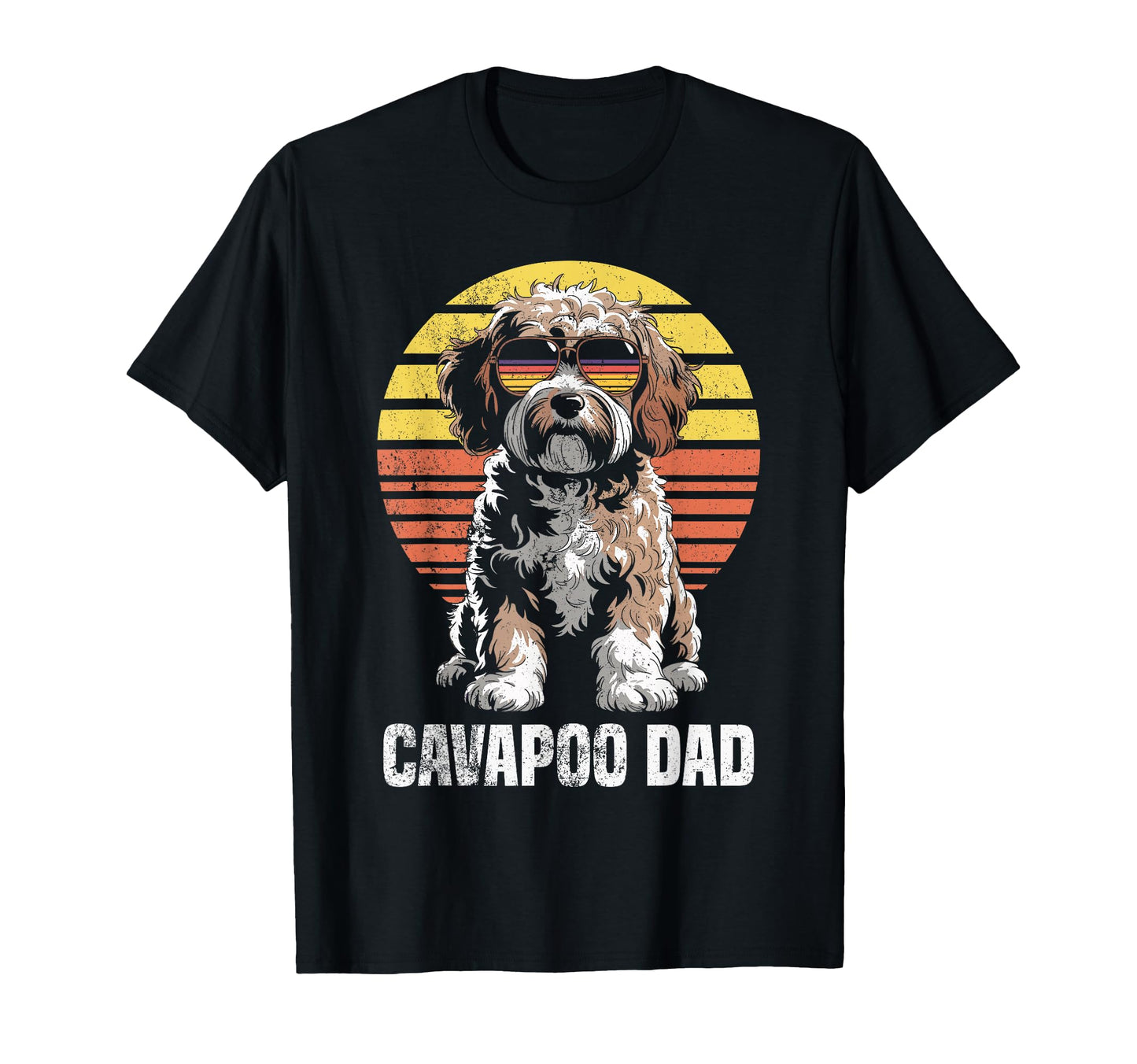 Cavapoo Dad Funny Dog Owner T-Shirt - Trendy Graphic for Adults - T-Shirt, Sweatshirt, Hoodie
