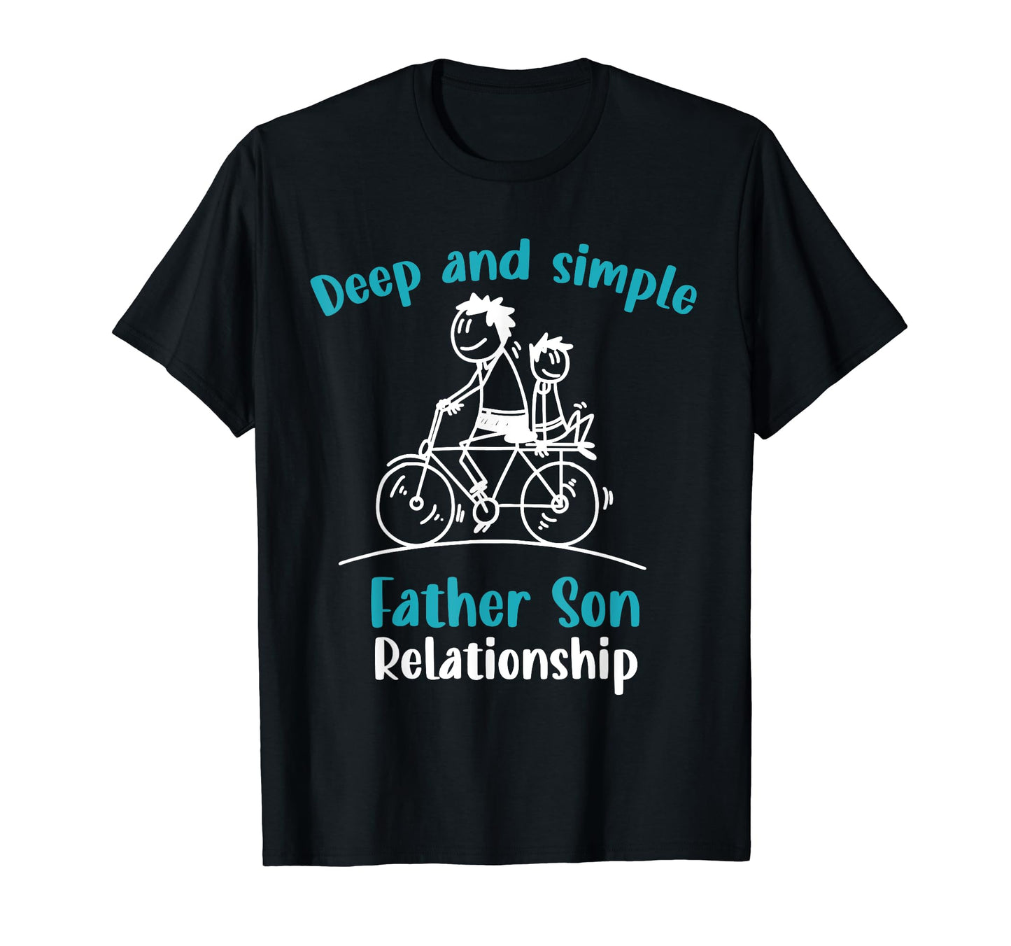 Deep And Simple Father Son T-Shirt - Aesthetic Graphic for Adults - T-Shirt, Sweatshirt, Hoodie