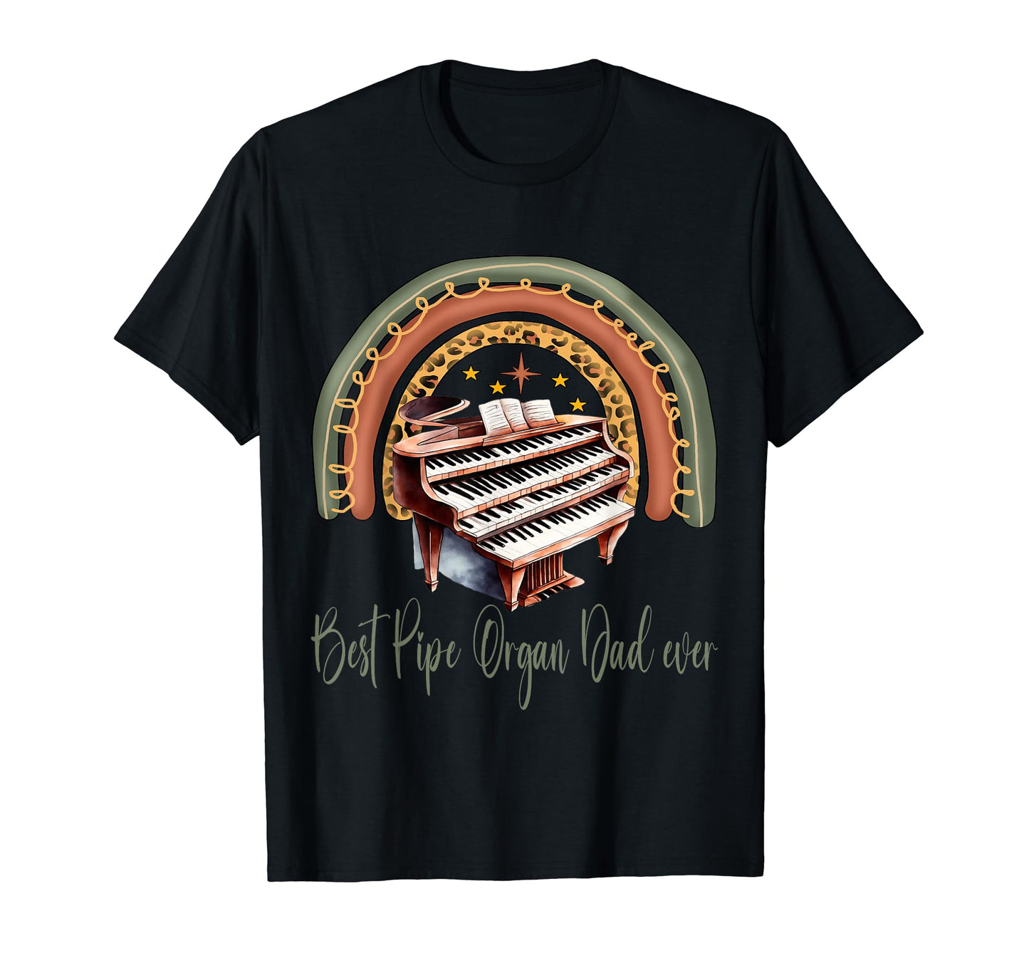 Best Pipe Organ Dad Ever Pipe Organist T-Shirt - Trendy Graphic for Adults - T-Shirt, Sweatshirt, Hoodie