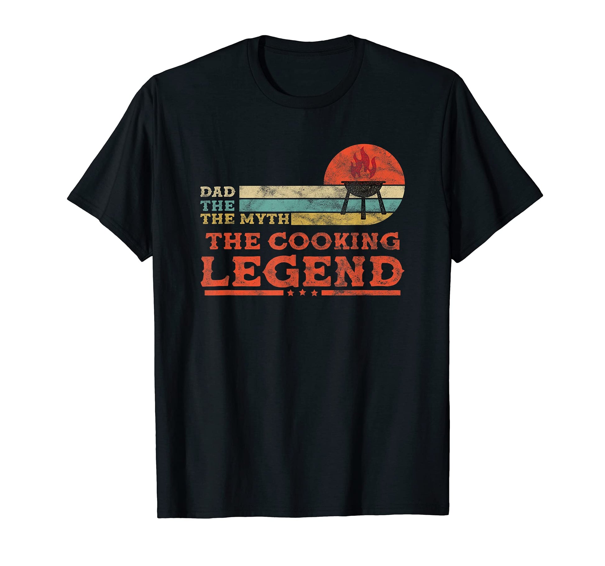 Mens Dad Myth Cooking Legend Chef T-Shirt - Minimalist Print Men Women - T-Shirt, Sweatshirt, Hoodie