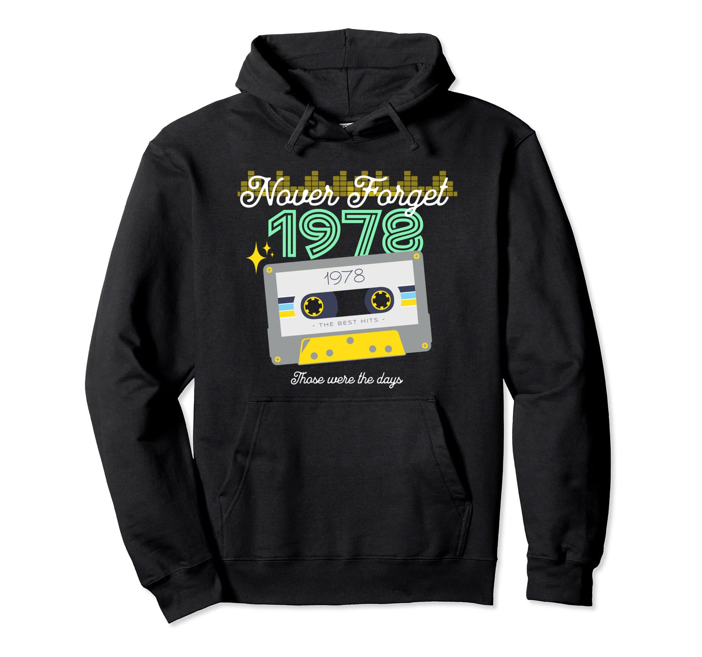 Never Forget Funny Tape Cassete Pop Hoodie - Custom Art Print for Adults - T-Shirt, Sweatshirt, Hoodie