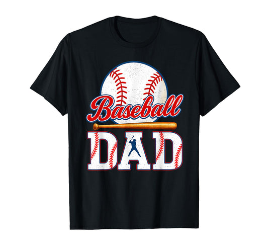 Baseball Dad Matching Family Game Day T-Shirt - Novelty Apparel Men Women - T-Shirt, Sweatshirt, Hoodie