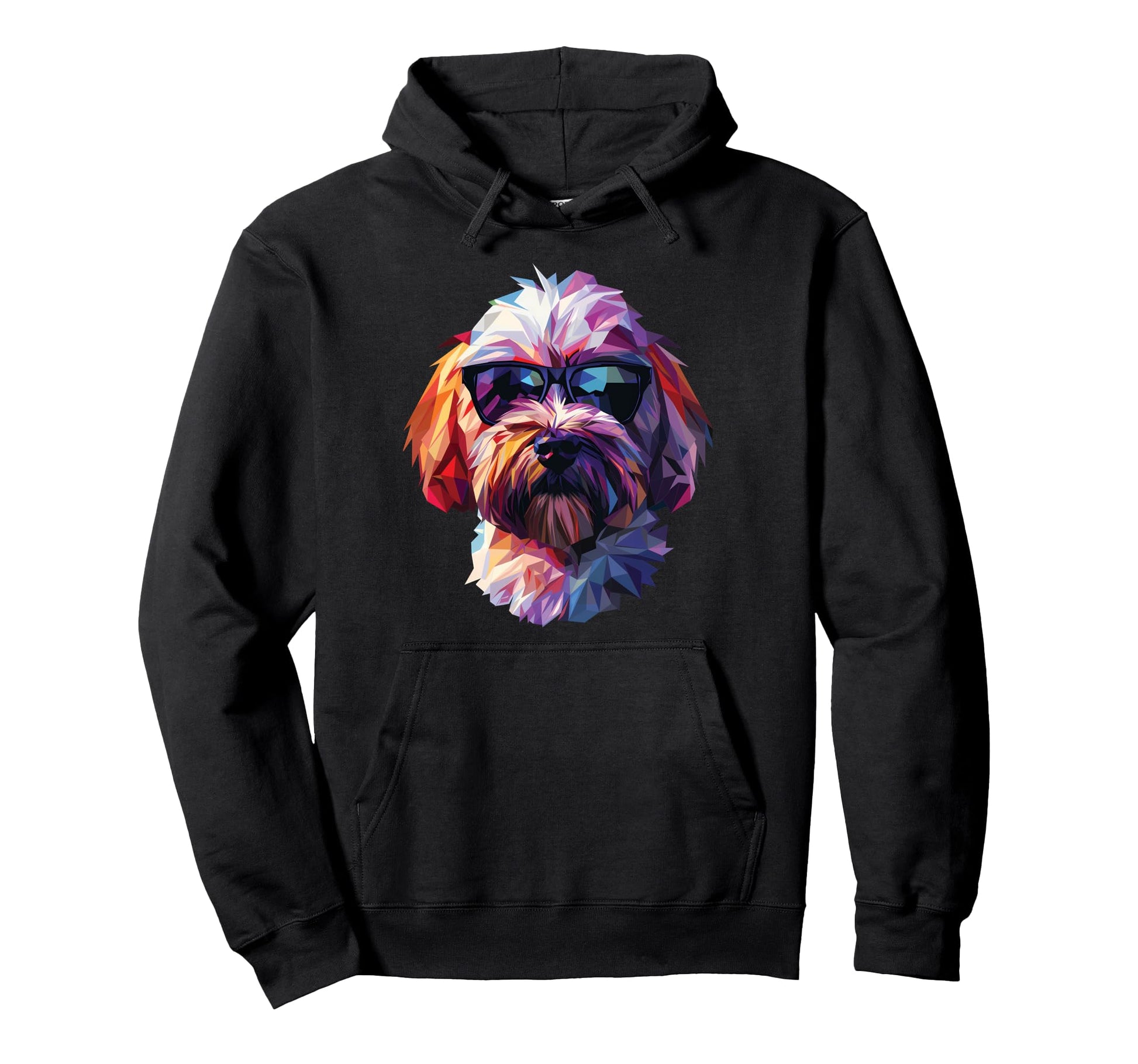 Dog Dad Mom Sunglasses Cavachon Hoodie - Trendy Graphic for Adults - T-Shirt, Sweatshirt, Hoodie