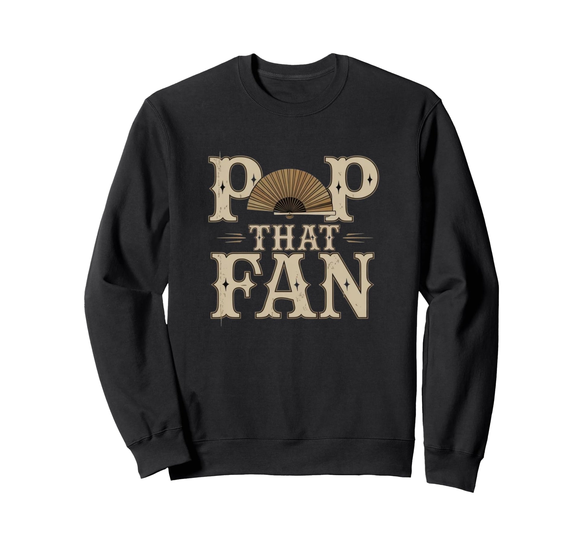 Pop That Fan Melanin Cowgirls Sweatshirt - Streetwear Style for Adults - T-Shirt, Sweatshirt, Hoodie