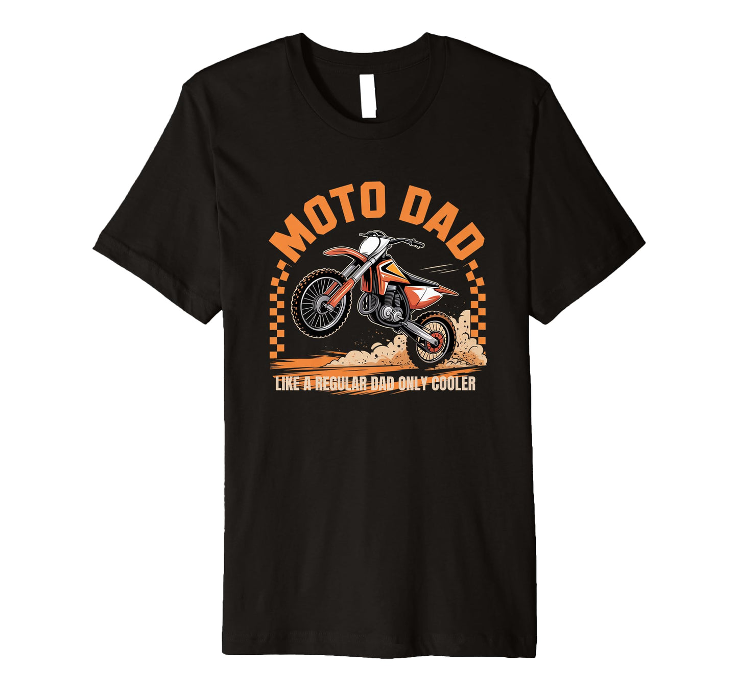 Mens Moto Dad Motocross Dirt Bike Racing T-Shirt - Minimalist Print Unisex - T-Shirt, Sweatshirt, Hoodie