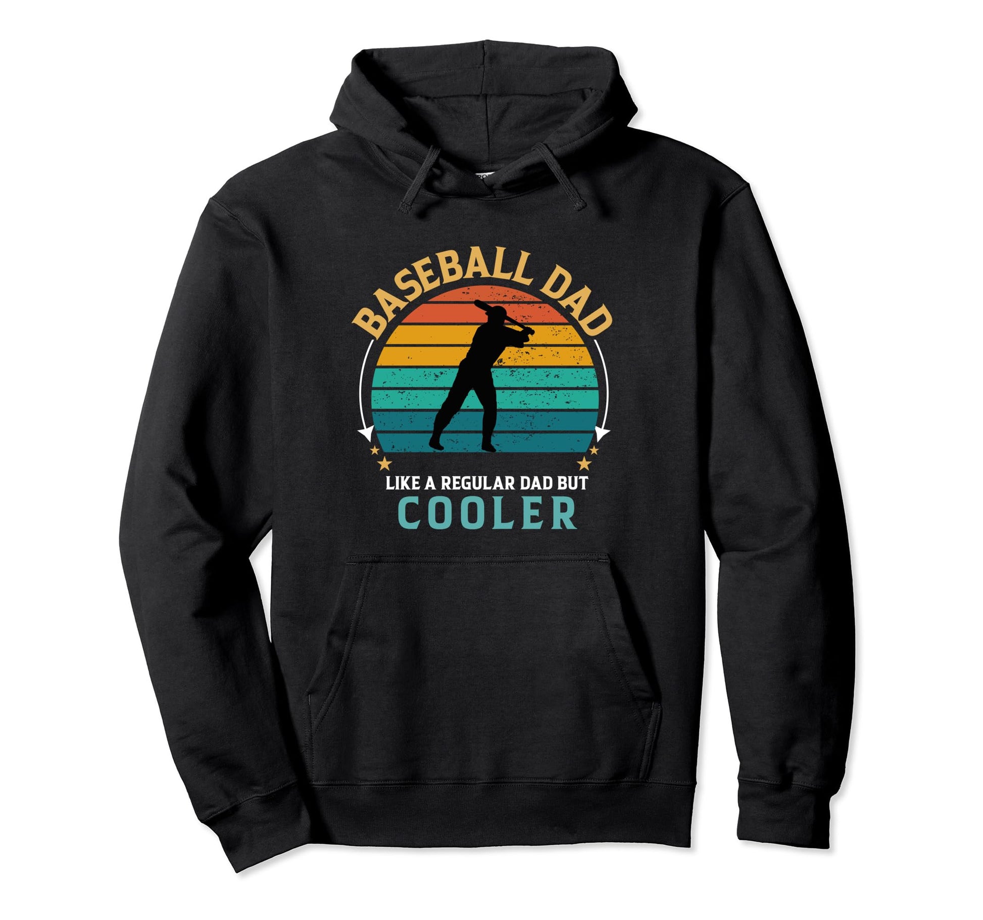 Baseball Dad Like Regular Dad But Hoodie - Custom Art Print for Adults - T-Shirt, Sweatshirt, Hoodie