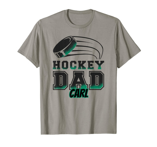 Carl Hockey Dad Puck Mens T-Shirt - Aesthetic Graphic for Adults - T-Shirt, Sweatshirt, Hoodie