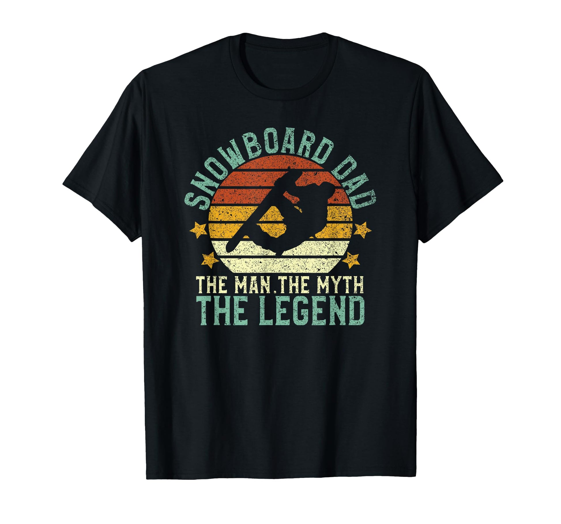 Snowboard Dad Myth Legend T-Shirt - Minimalist Print Men Women - T-Shirt, Sweatshirt, Hoodie