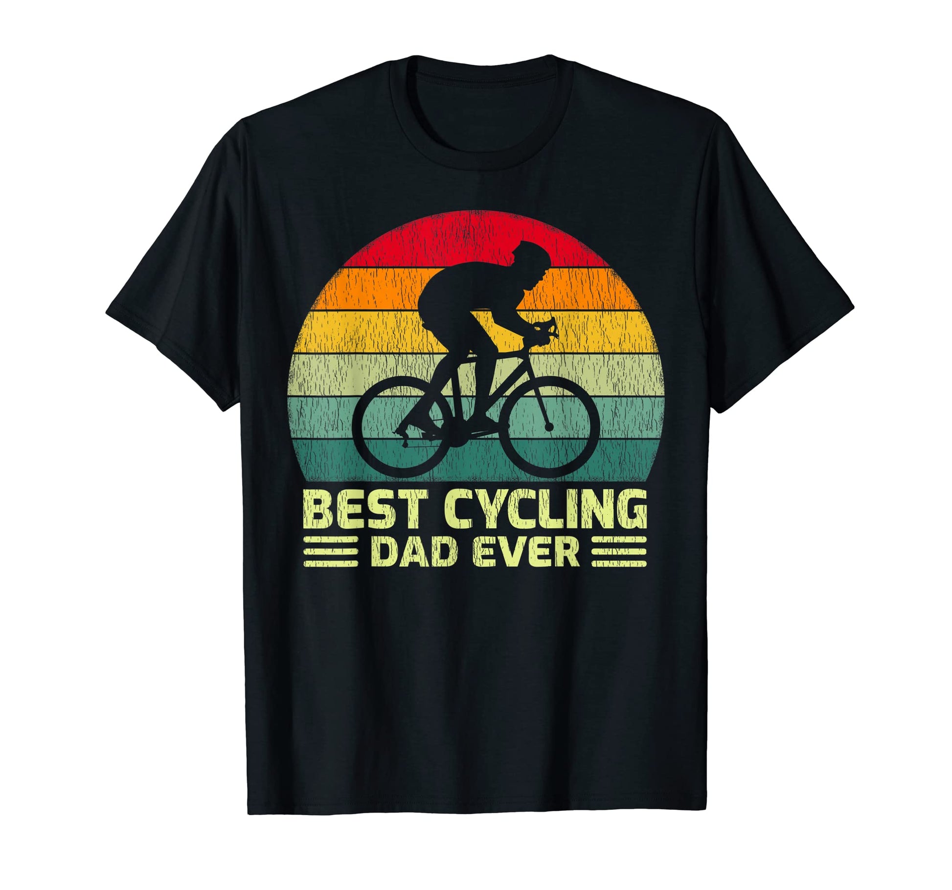Mens Funny Best Cycling Dad Ever T-Shirt - Casual Everyday Wear for Adults - T-Shirt, Sweatshirt, Hoodie