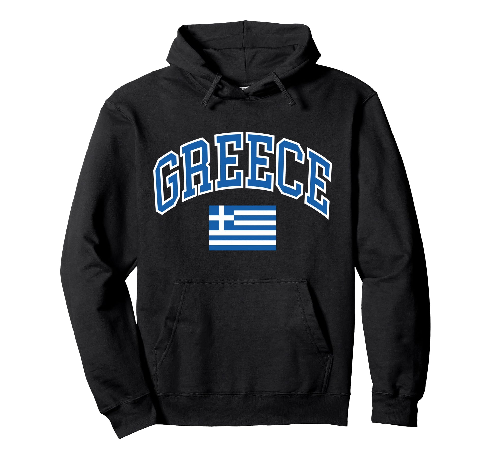 Greece Greek Flag Hoodie - Aesthetic Graphic Unisex - T-Shirt, Sweatshirt, Hoodie