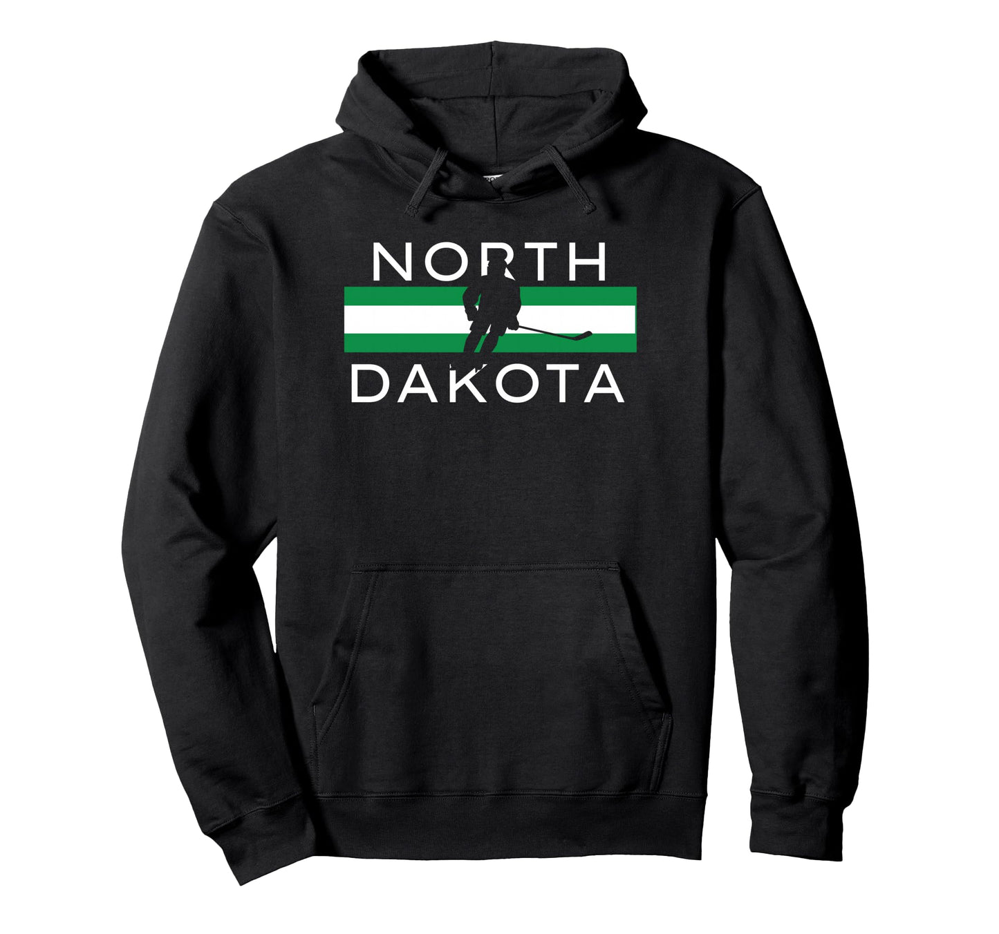 North Dakota Ice Hockey Player Forward Hoodie - Unique Graphic for Adults - T-Shirt, Sweatshirt, Hoodie