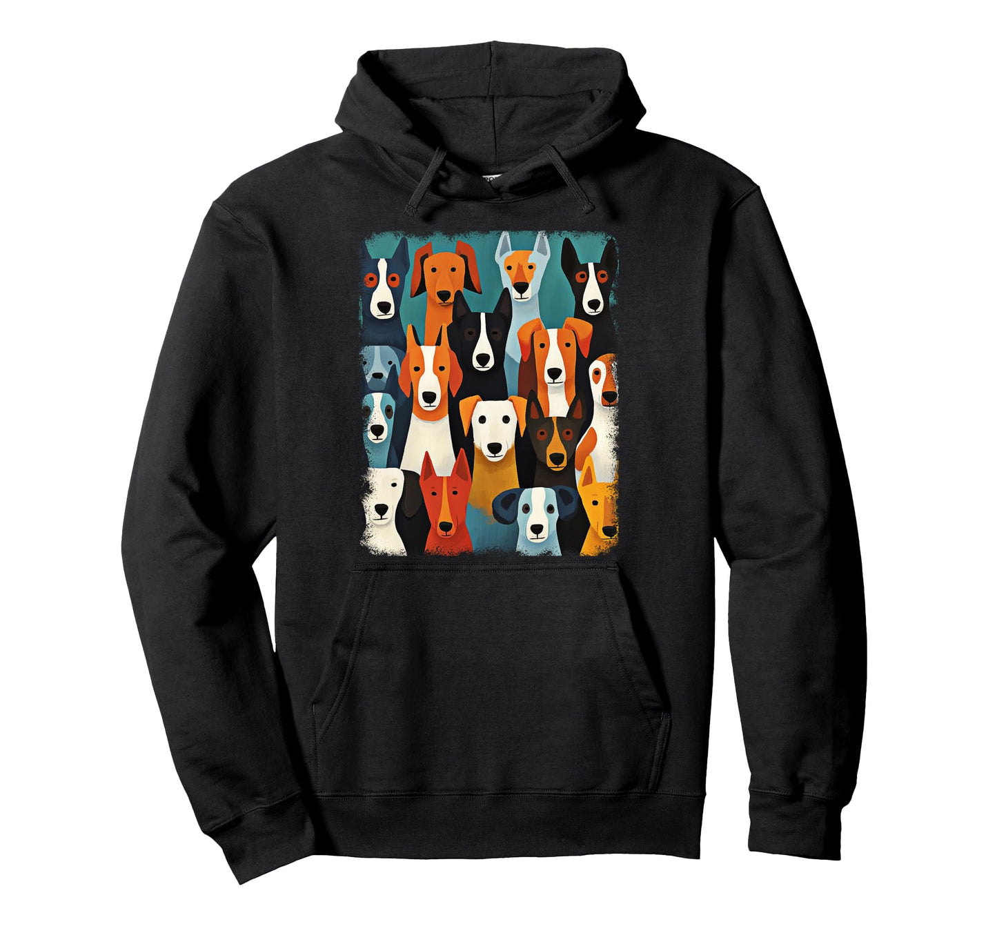 Mid Century Modern Dogs 50S 60S Hoodie - Casual Everyday Wear Unisex - T-Shirt, Sweatshirt, Hoodie