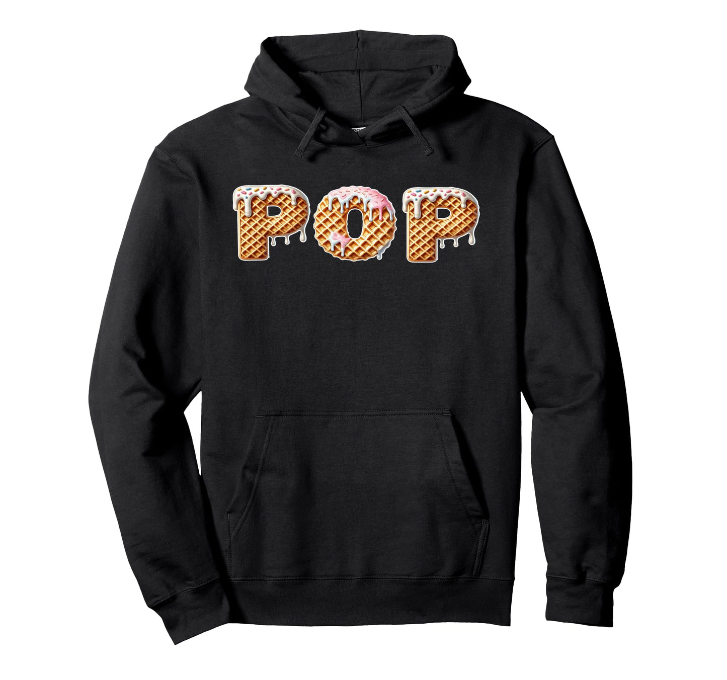 Ice Cream Waffle Cone Daddy Pop Birthday Hoodie - Unique Graphic Men Women - T-Shirt, Sweatshirt, Hoodie