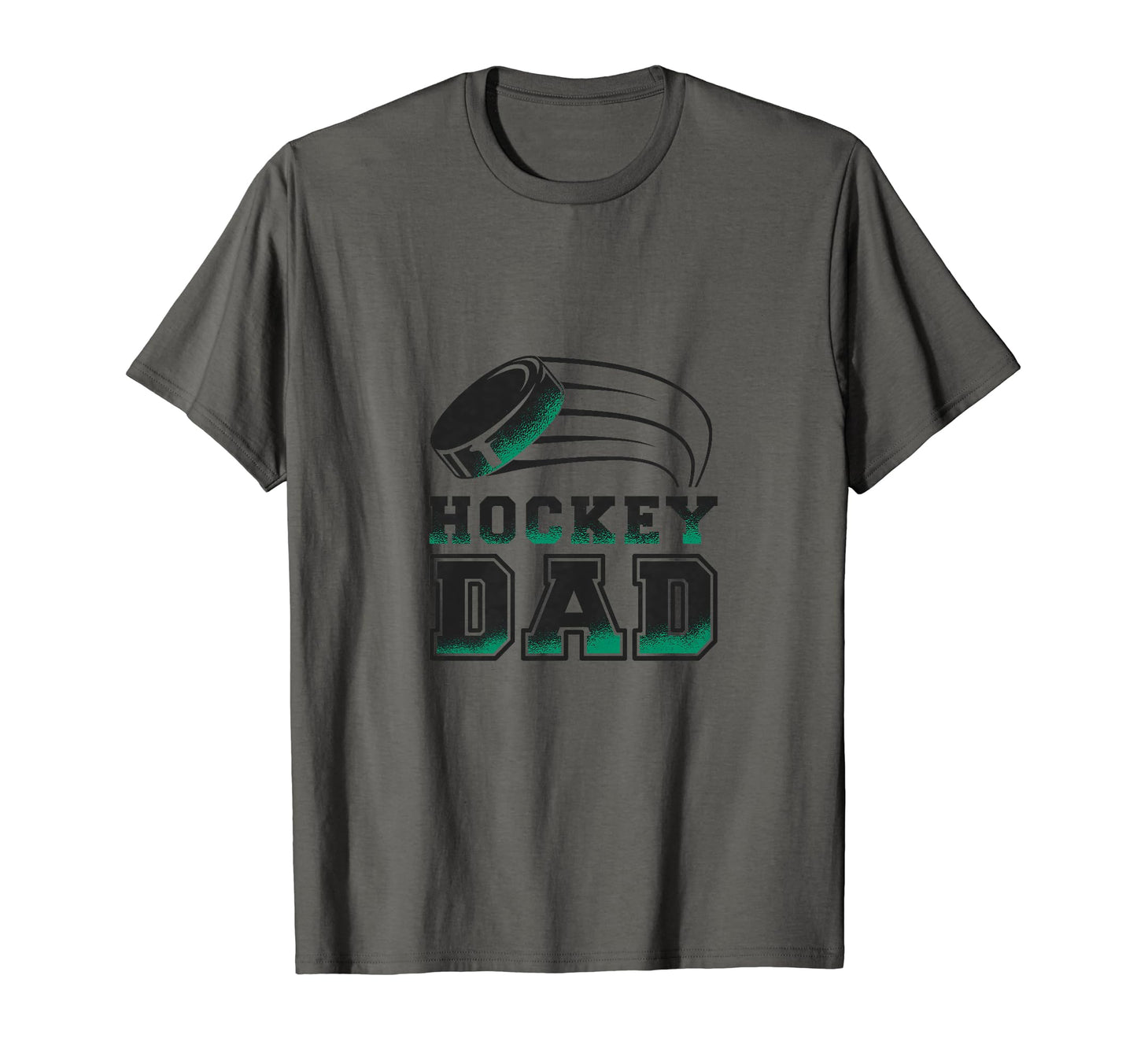 Hockey Dad Ice Hockey Puck Funny T-Shirt - Casual Everyday Wear Men Women - T-Shirt, Sweatshirt, Hoodie