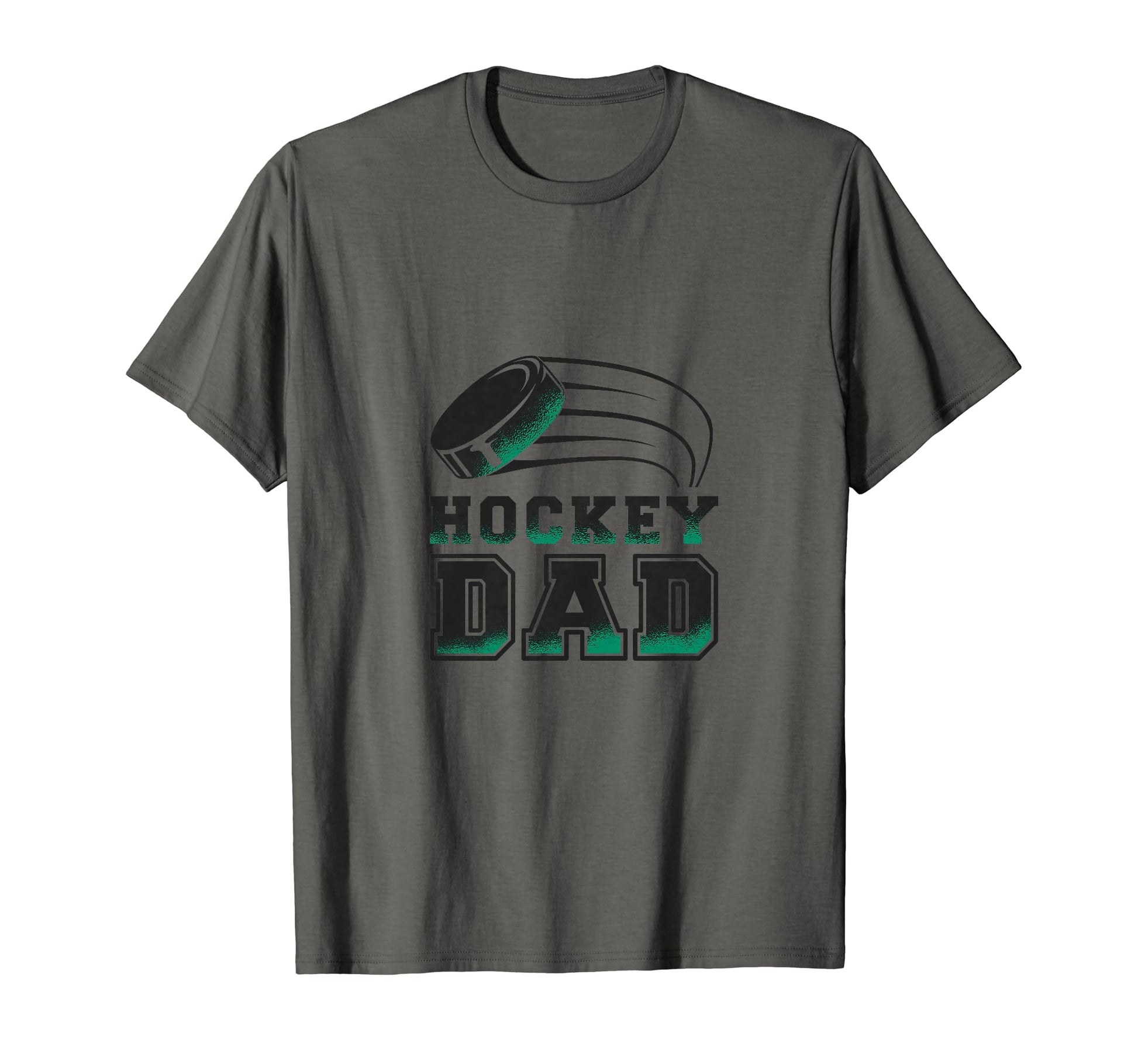 Hockey Dad Ice Hockey Puck Funny T-Shirt - Casual Everyday Wear Men Women - T-Shirt, Sweatshirt, Hoodie