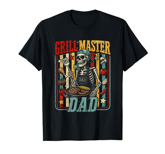 Camping Bbq Dad Grill Master Funny T-Shirt - Minimalist Print Unisex - T-Shirt, Sweatshirt, Hoodie