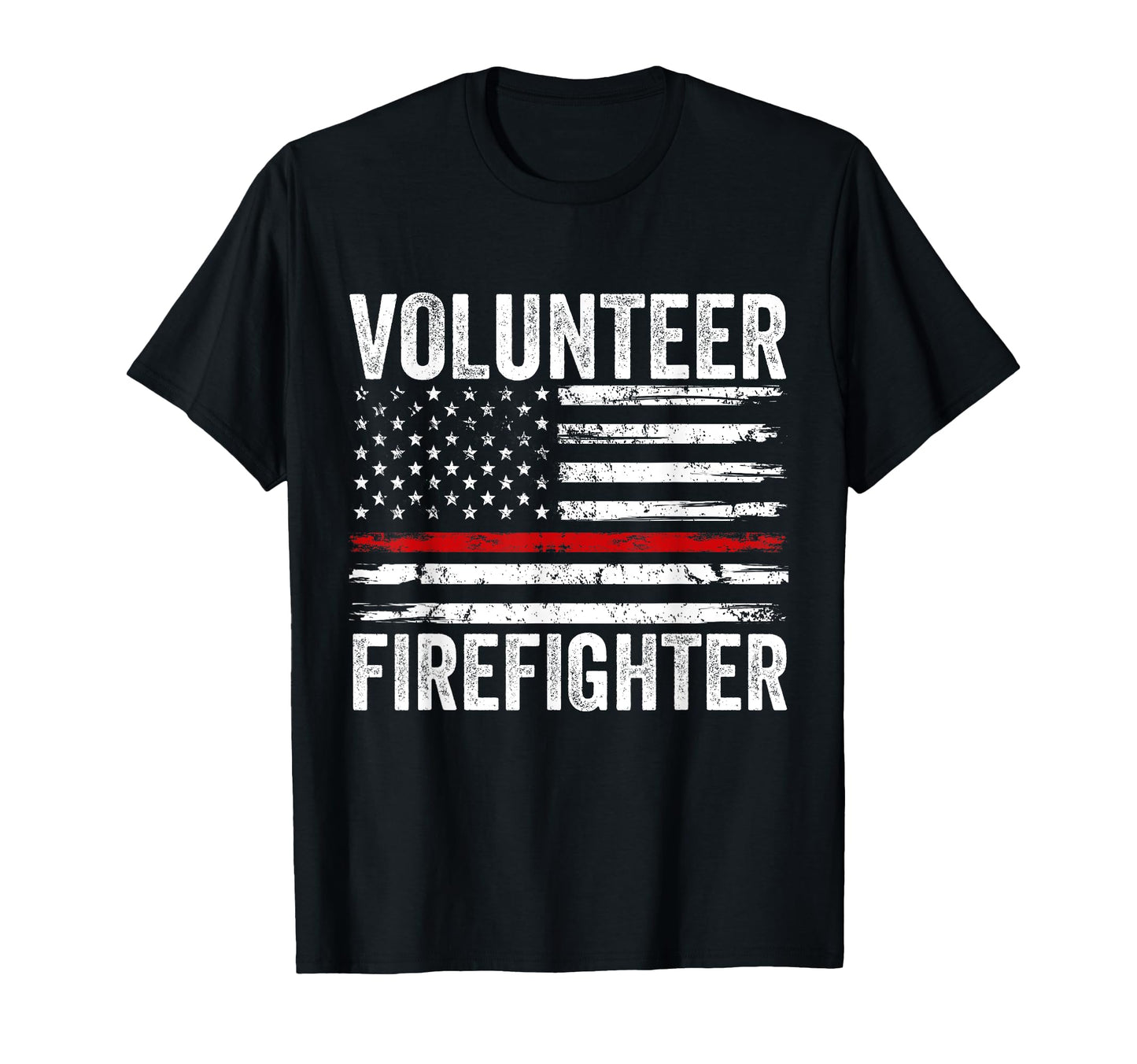 Volunteer Firefighter Funny Fireman T-Shirt - Custom Art Print Unisex - T-Shirt, Sweatshirt, Hoodie