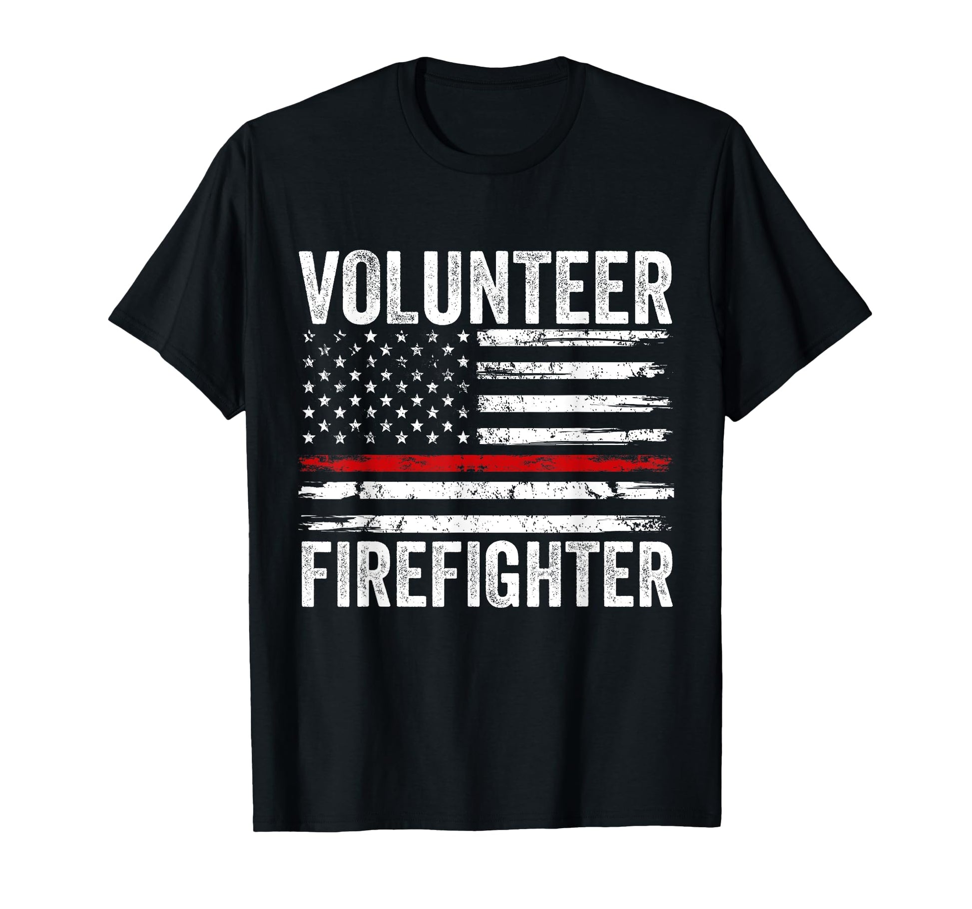 Volunteer Firefighter Funny Fireman T-Shirt - Custom Art Print Unisex - T-Shirt, Sweatshirt, Hoodie